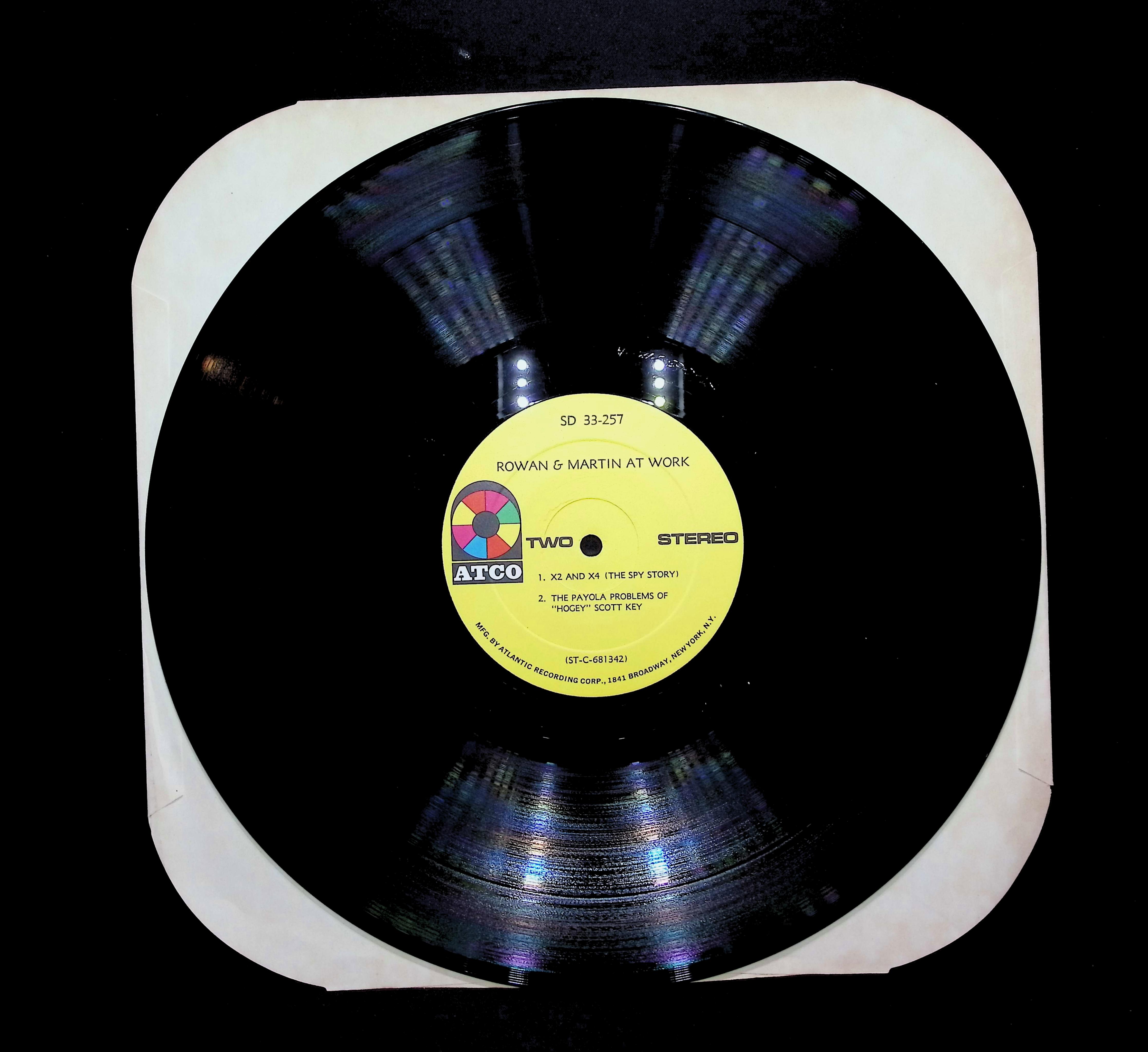 Rowan & Martin At Work 12" LP 1968 SD 33-257 Non-Music — image 5