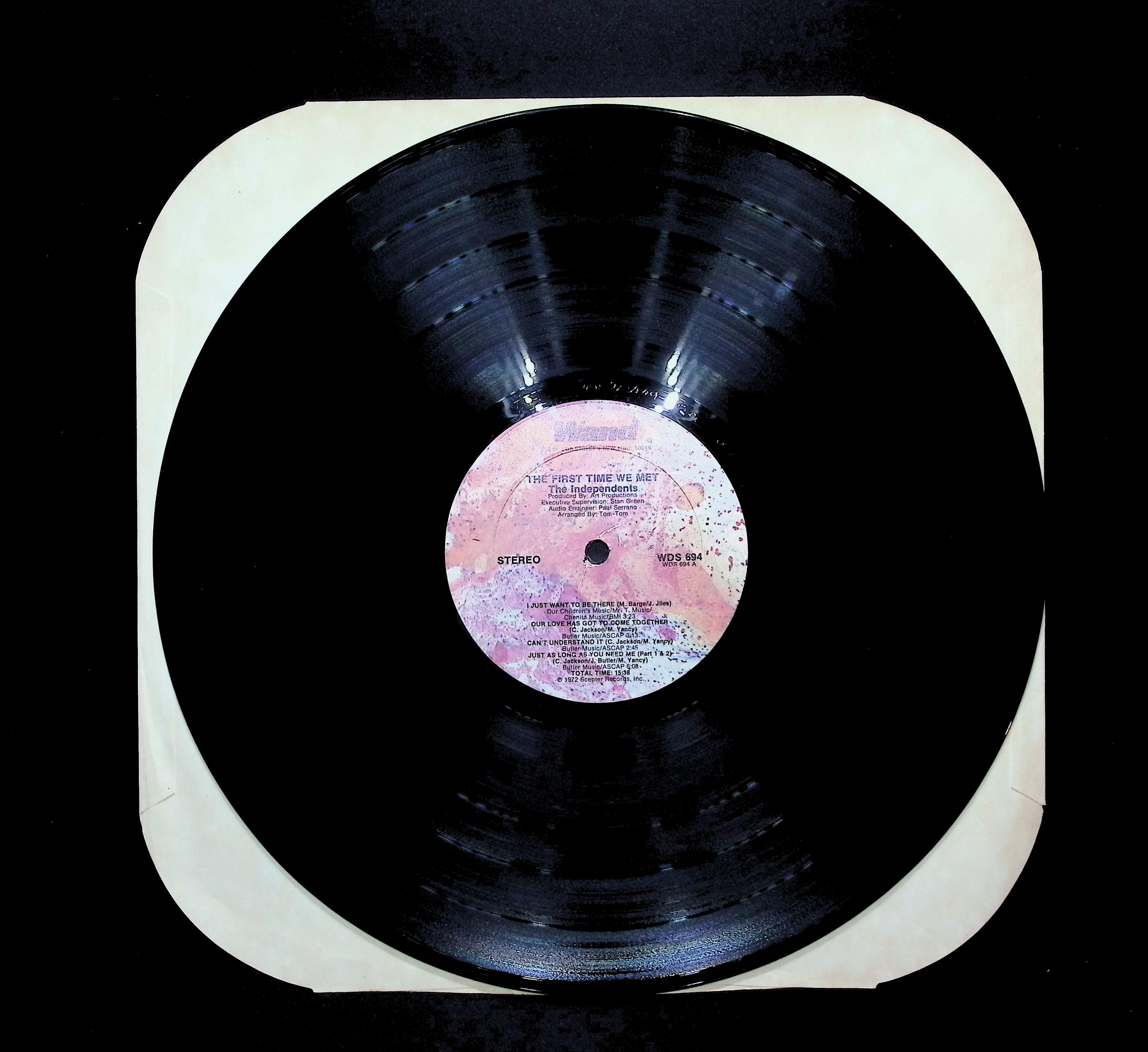 The Independents The First Time We Met 12" LP 1972 WDS 694 Funk / Soul — image 3