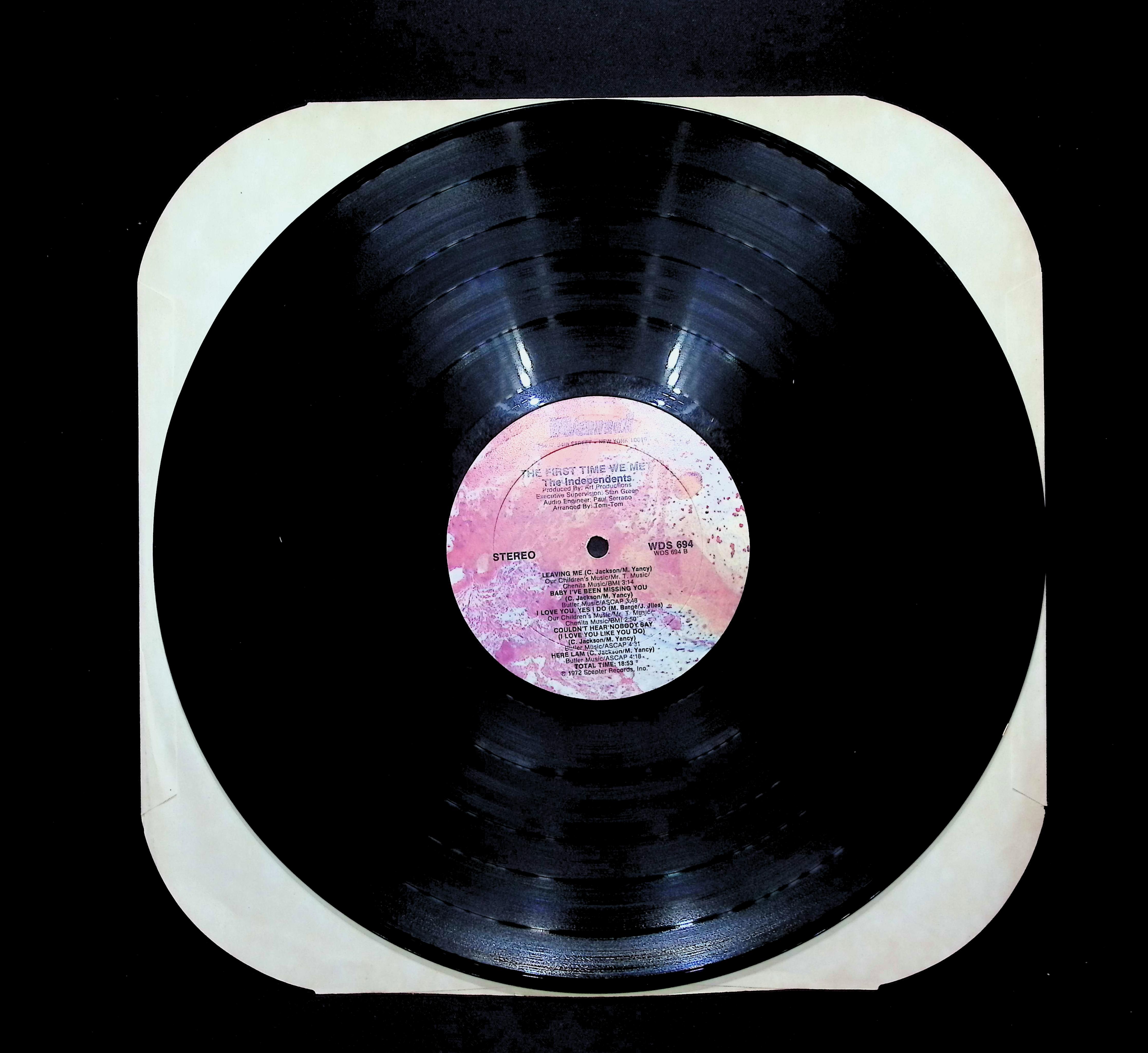 The Independents The First Time We Met 12" LP 1972 WDS 694 Funk / Soul — image 5