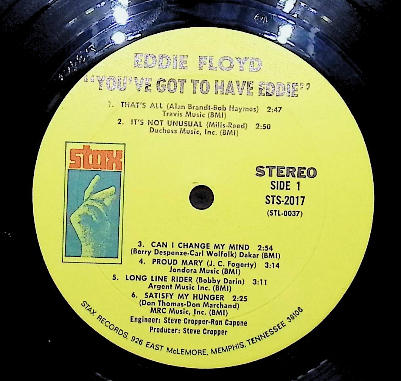 Eddie Floyd You've Got To Have Eddie 12" LP 1969 STS 2017 Funk / Soul — image 4