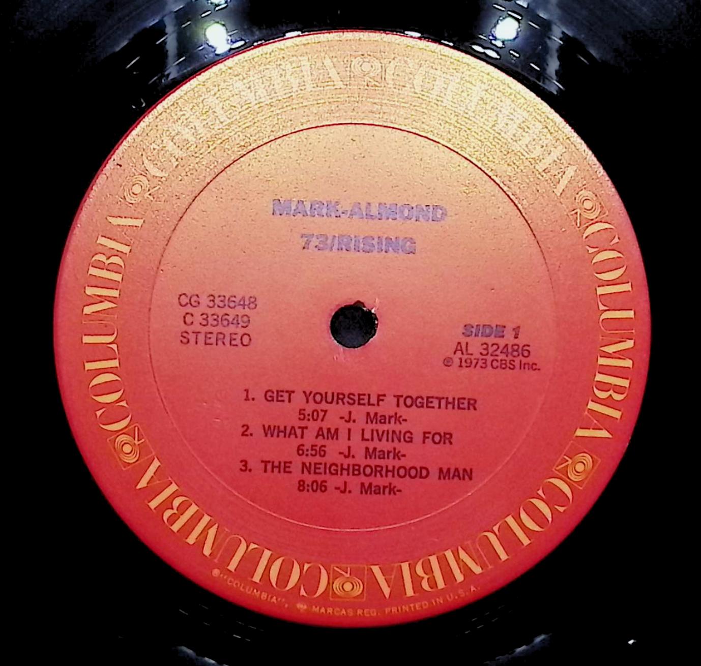 Mark-Almond 73/Rising 12" LP 0 Columbia CG 33648 Jazz — image 4