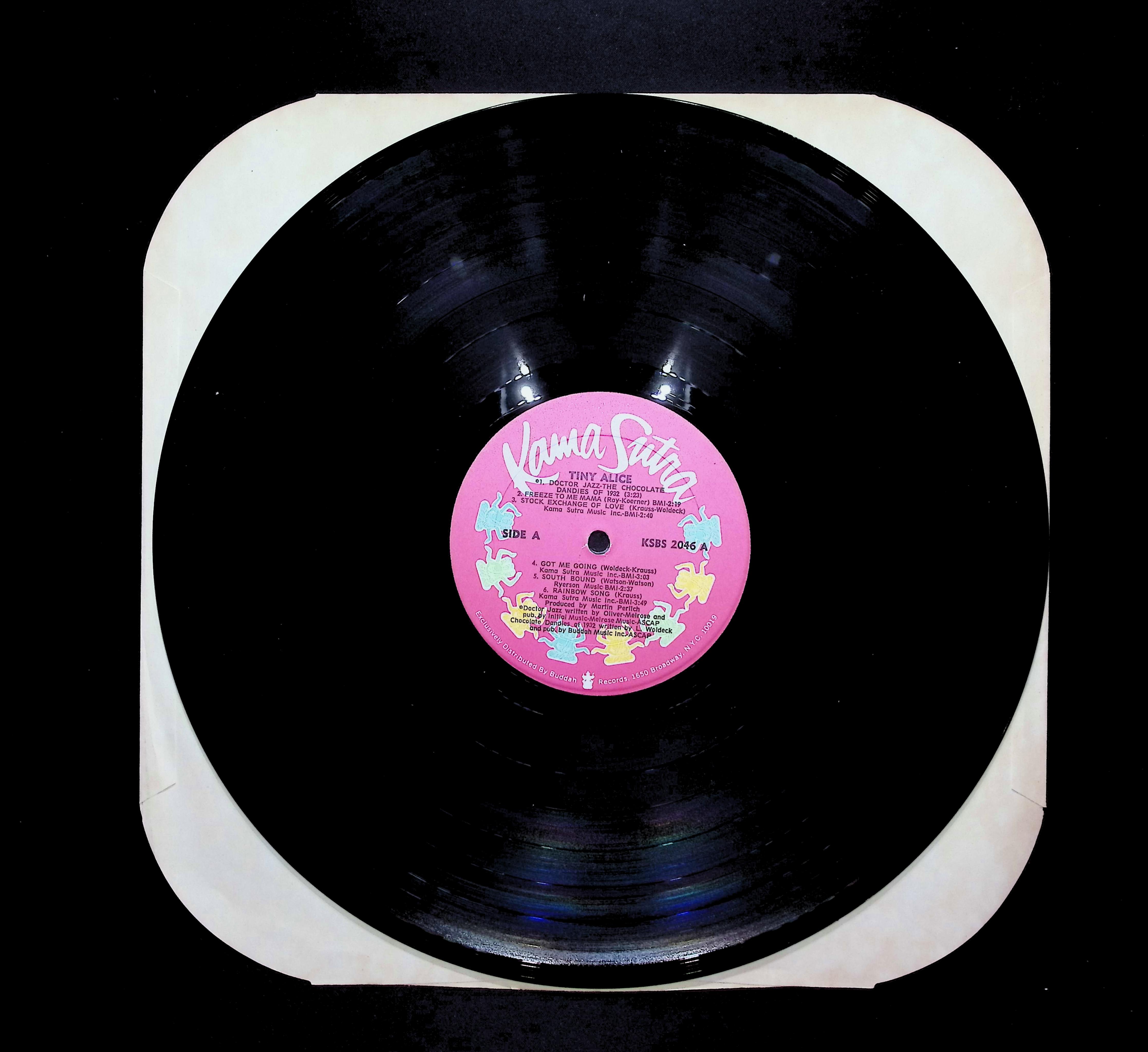 Tiny Alice Tiny Alice 12" LP 1972 KSBS 2046 Jazz — image 3
