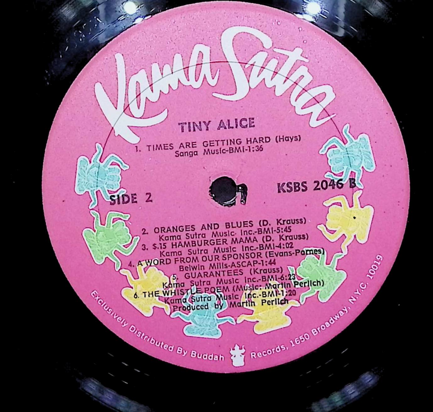 Tiny Alice Tiny Alice 12" LP 1972 KSBS 2046 Jazz — image 4