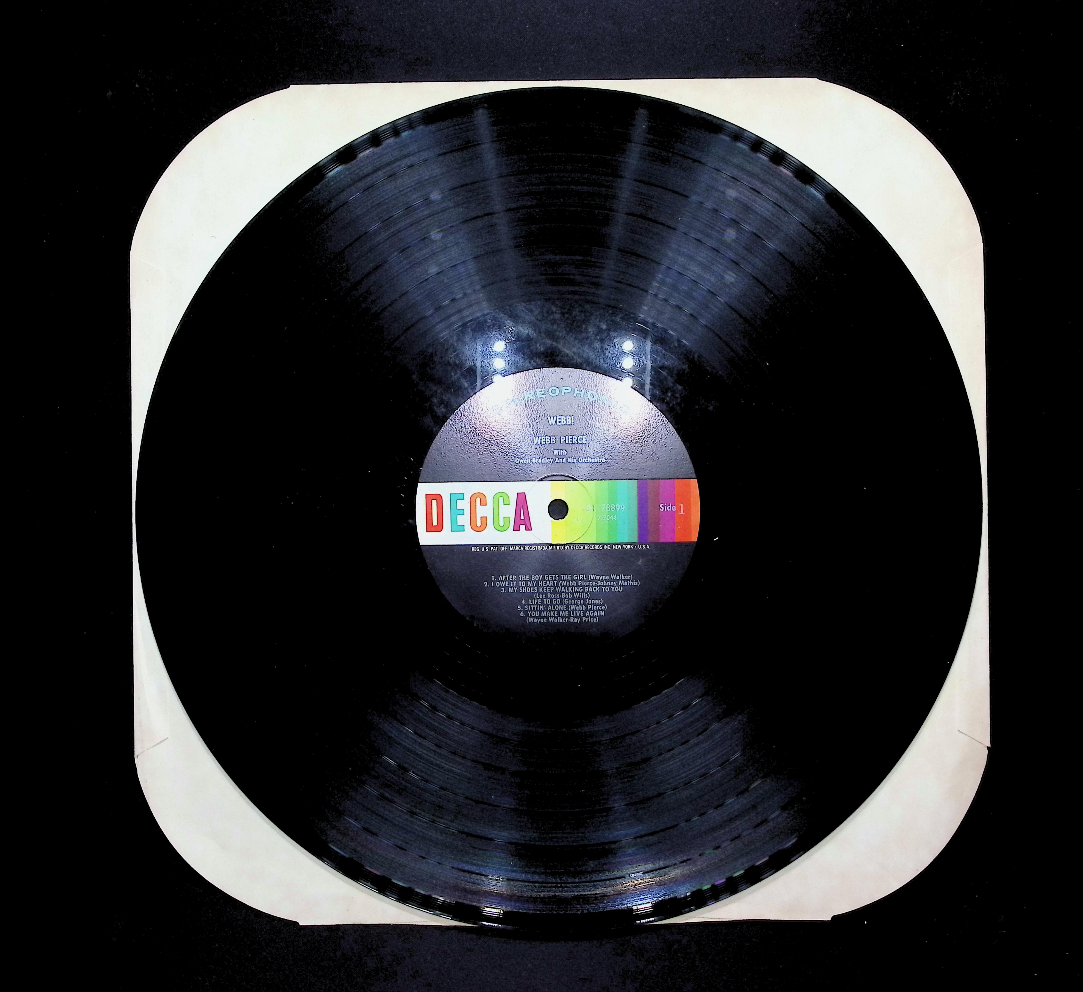 Webb Pierce Webb! 12" LP 0 Decca Folk, World, & Country — image 3