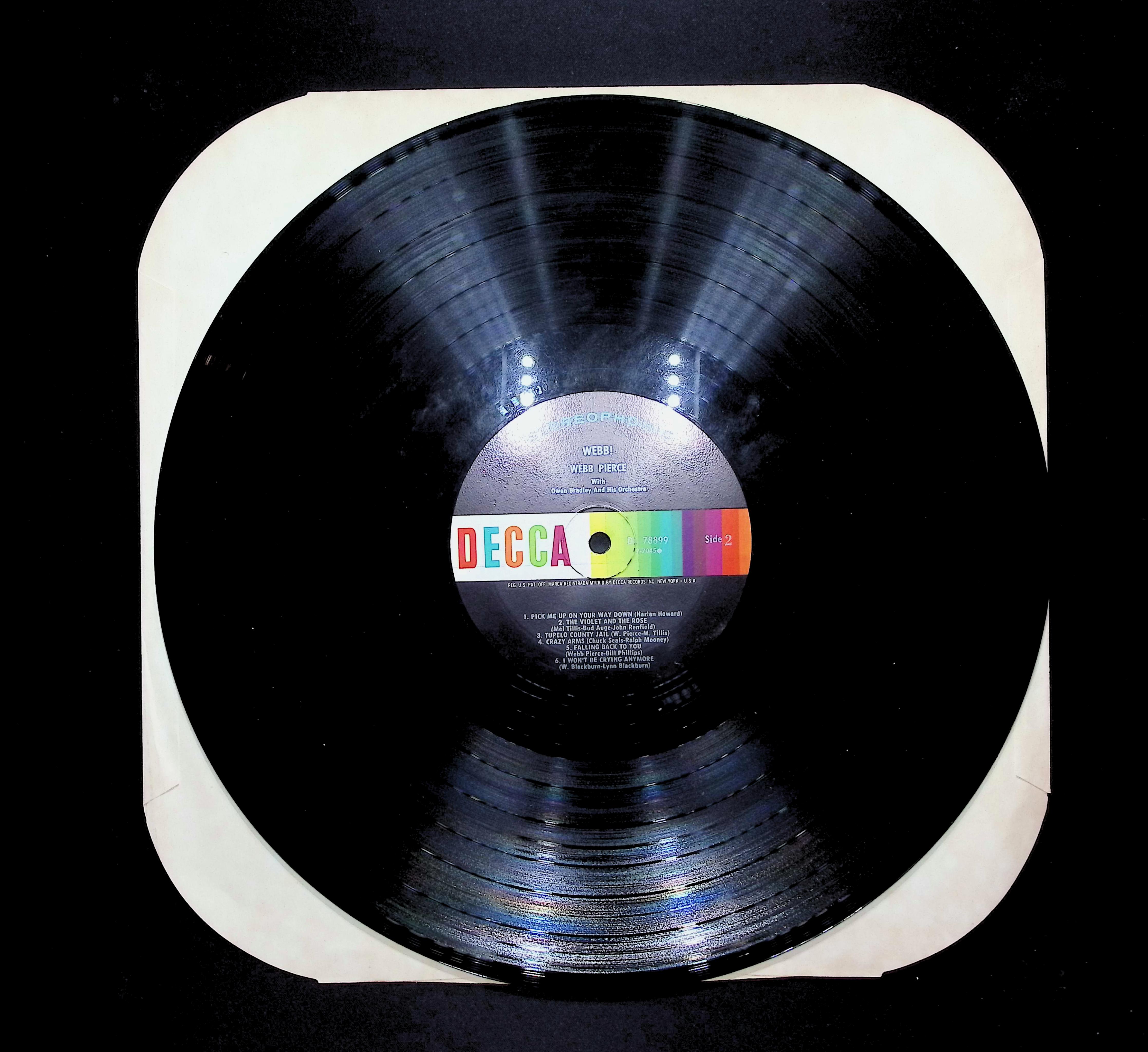Webb Pierce Webb! 12" LP 0 Decca Folk, World, & Country — image 5