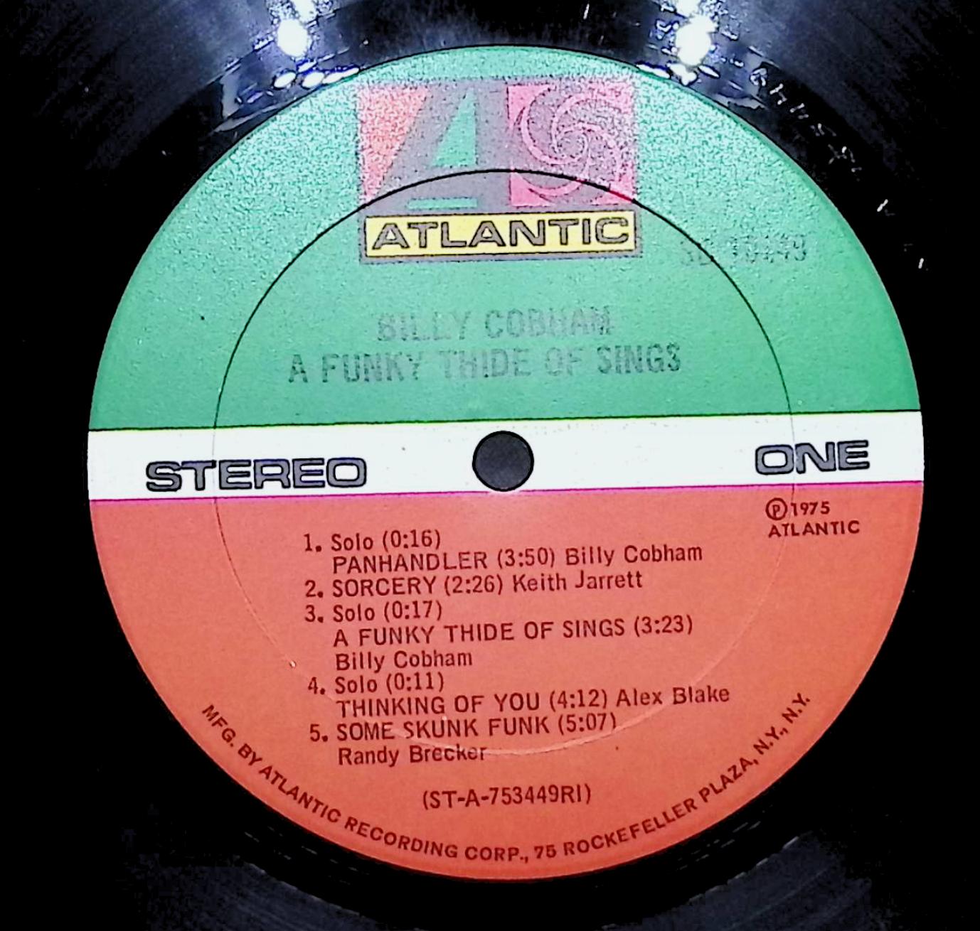 Billy Cobham A Funky Thide Of Sings 12" LP 1976 S.D. 18149 Jazz — image 4