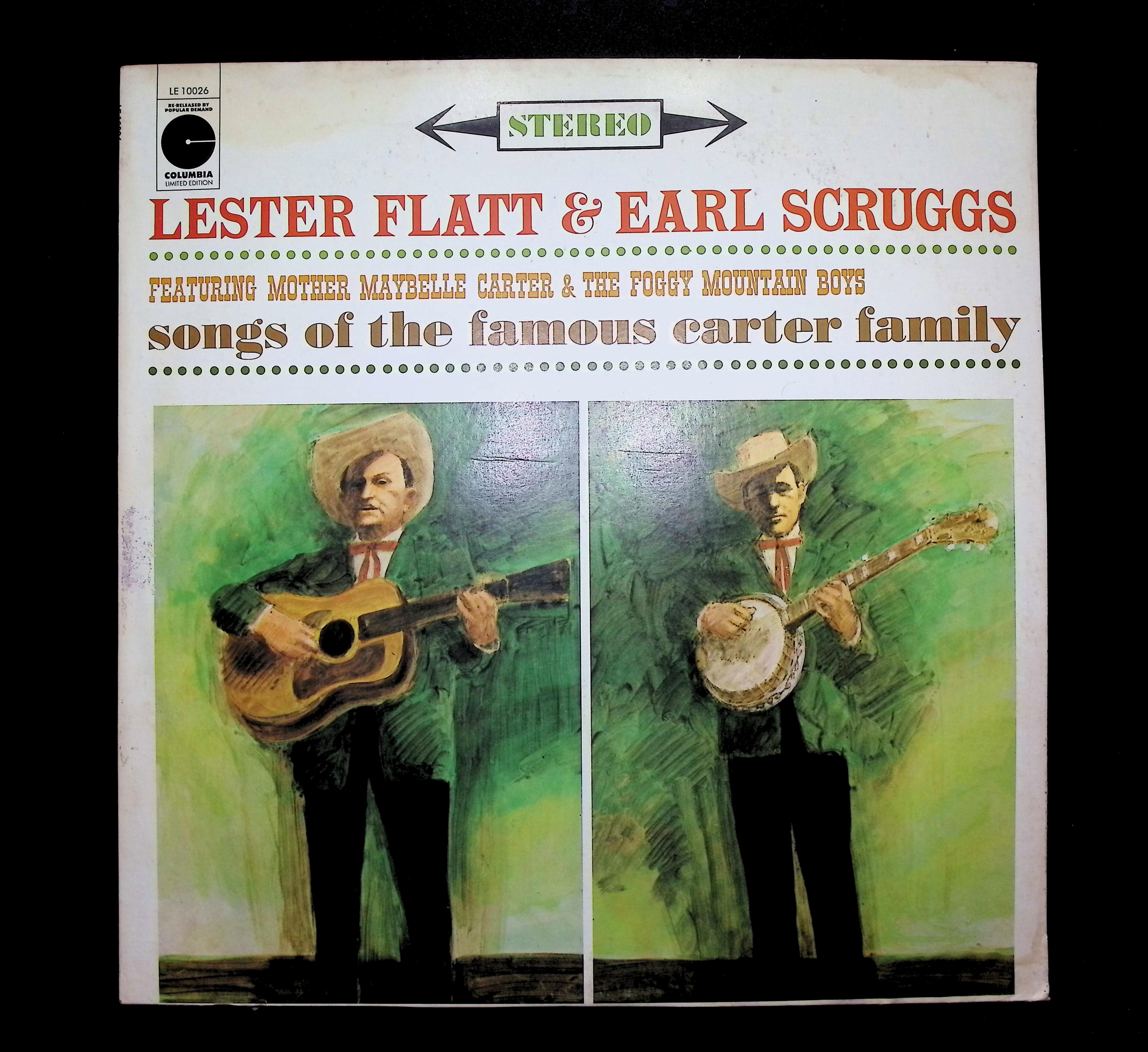 Flatt & Scruggs Songs Of The Famous Carter Family 12" LP 0 LE 10026 Folk, World, & Country
