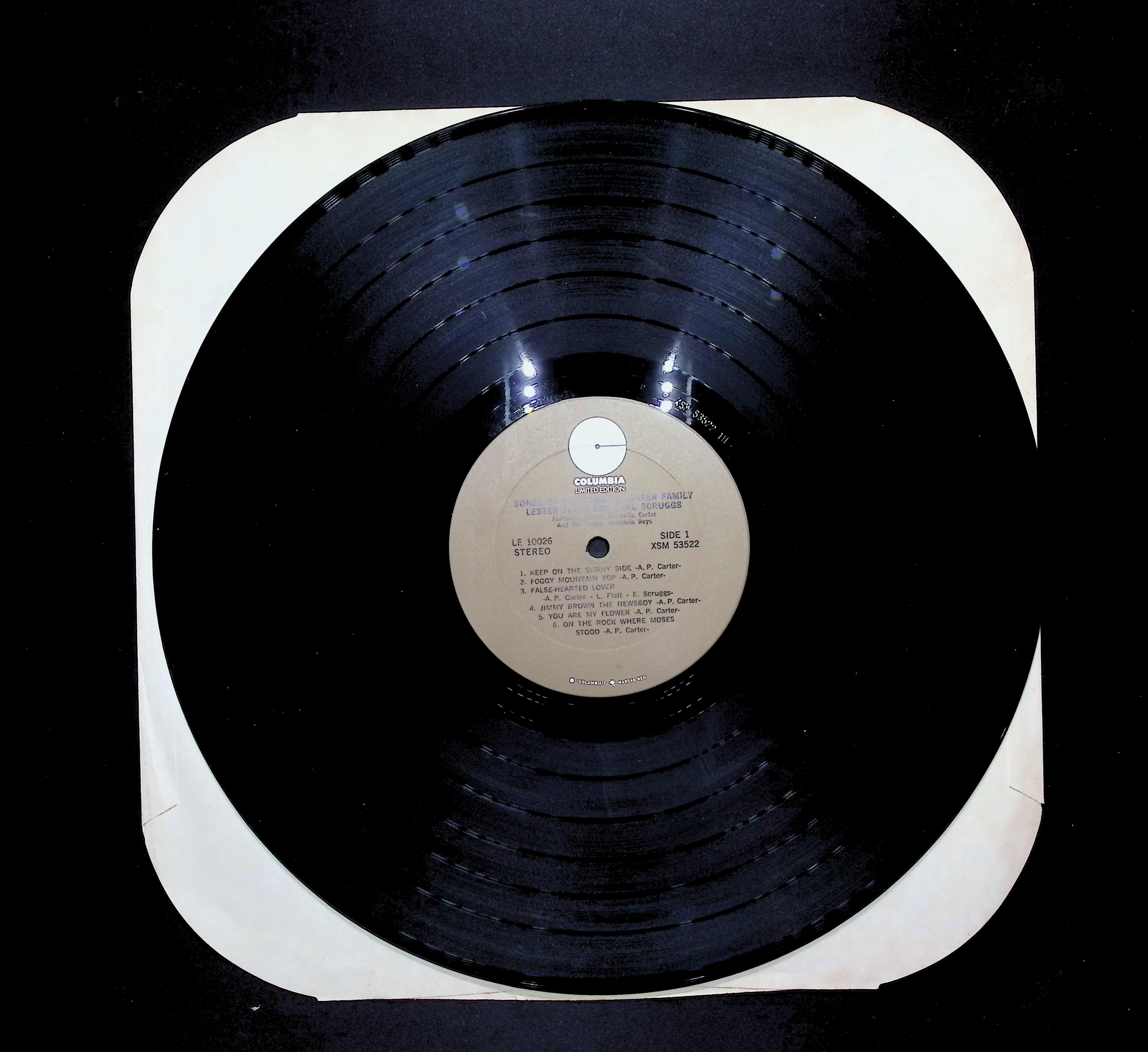 Flatt & Scruggs Songs Of The Famous Carter Family 12" LP 0 LE 10026 Folk, World, & Country — image 3