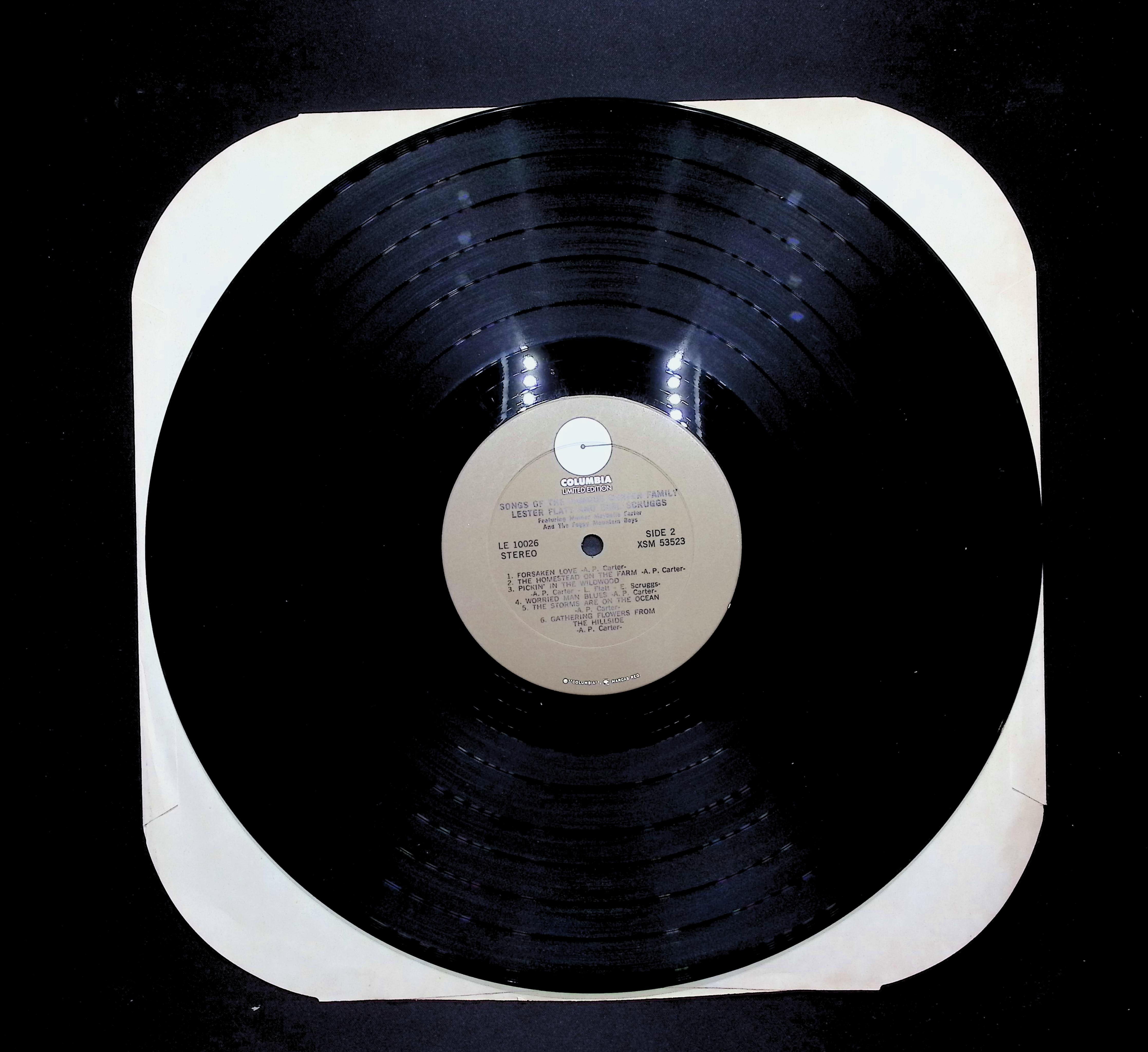 Flatt & Scruggs Songs Of The Famous Carter Family 12" LP 0 LE 10026 Folk, World, & Country — image 5