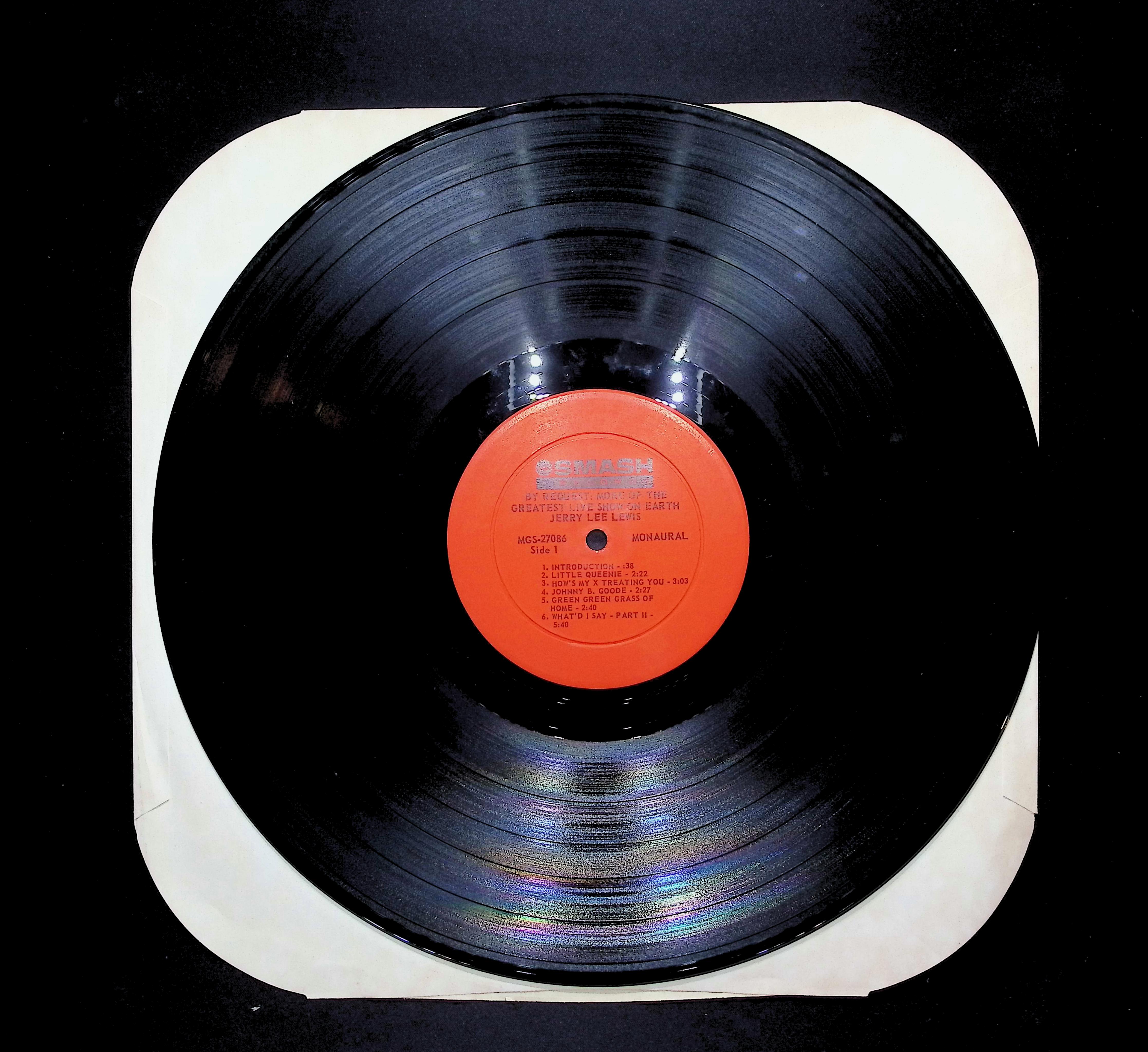 Jerry Lee Lewis By Request: More Of The Greatest Live Show On Earth 12" LP 1966 Rock — image 3