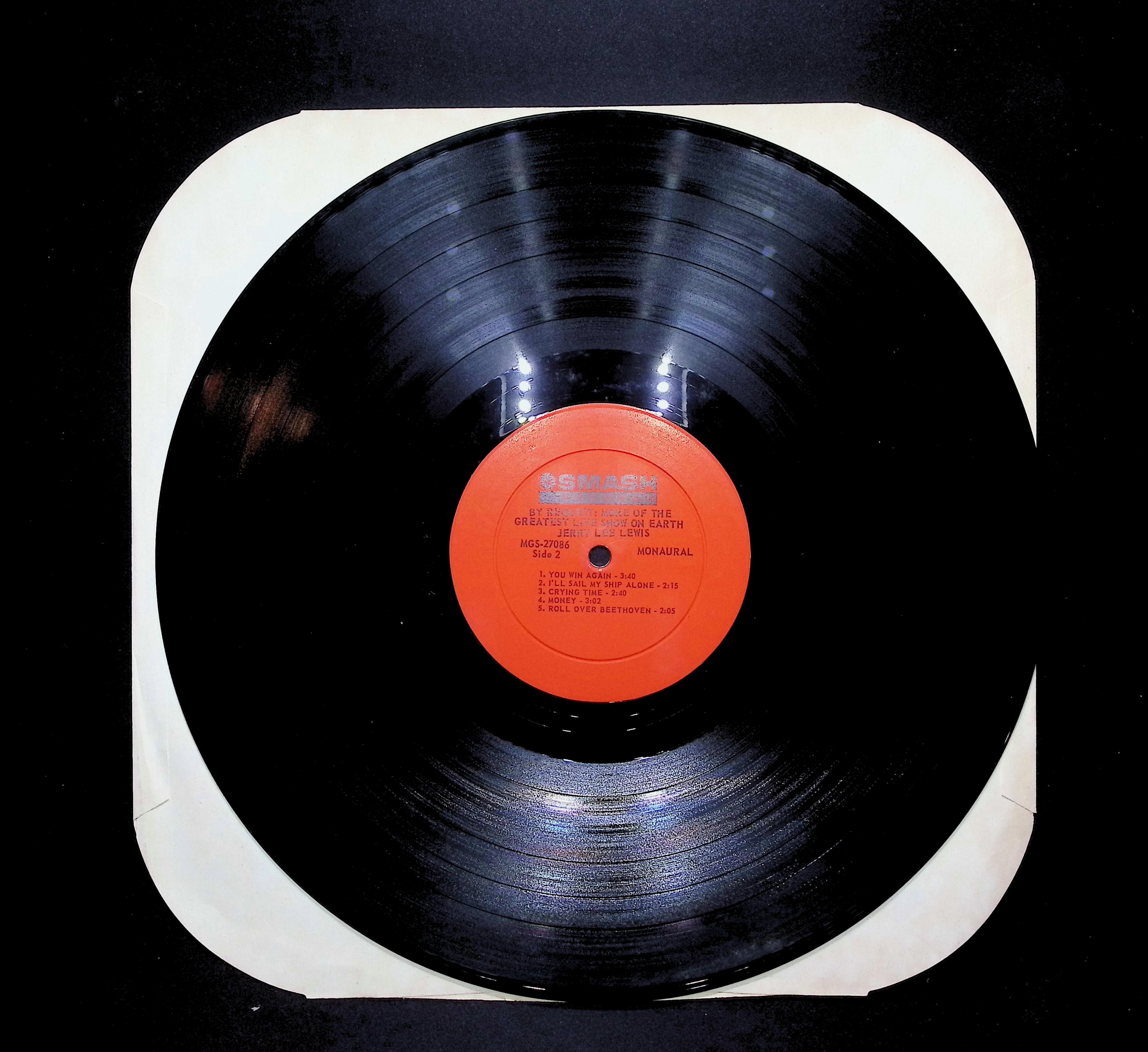 Jerry Lee Lewis By Request: More Of The Greatest Live Show On Earth 12" LP 1966 Rock — image 5