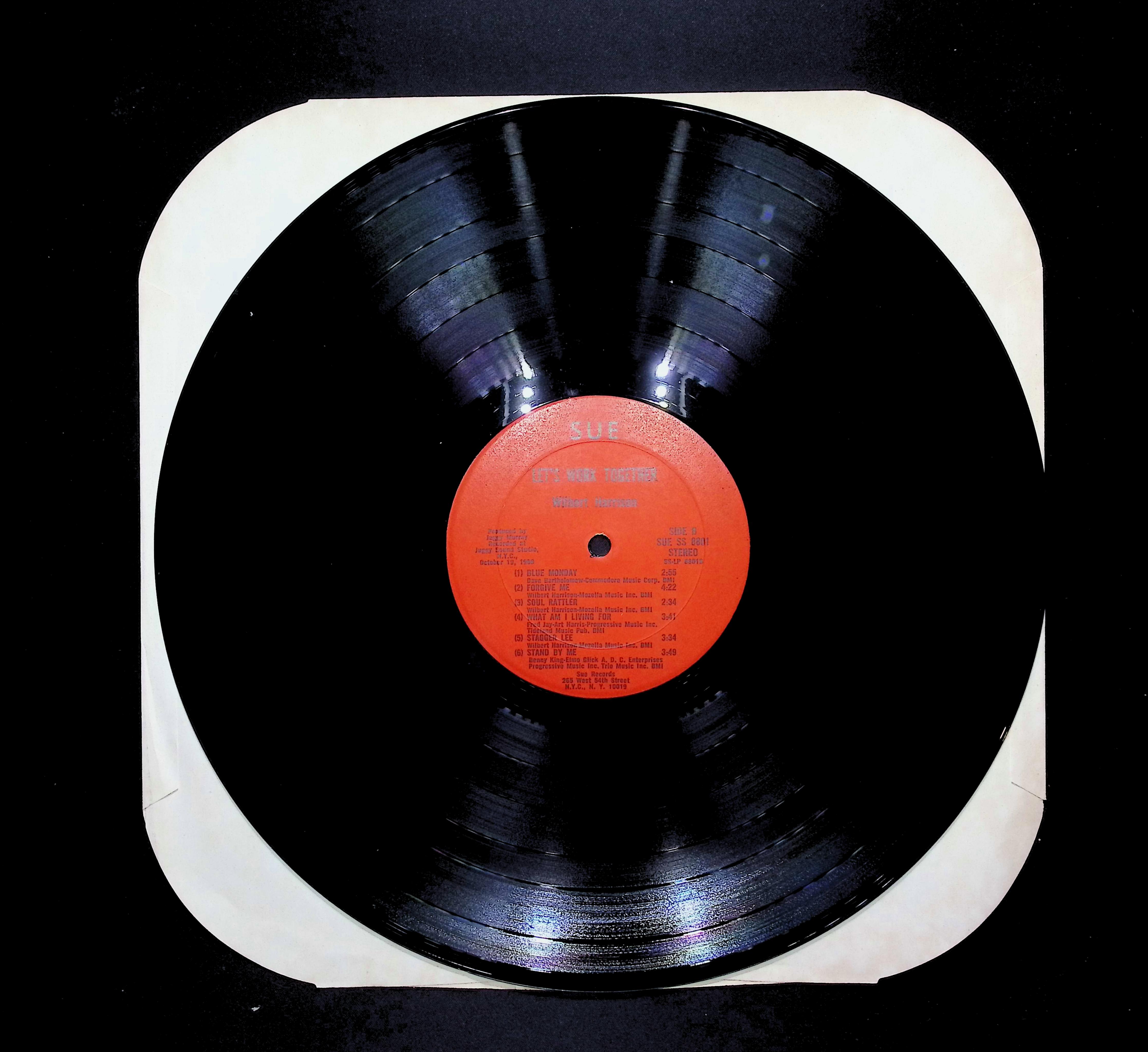Wilbert Harrison Let's Work Together 12" LP 1969 SSLP-8801 Funk / Soul — image 3