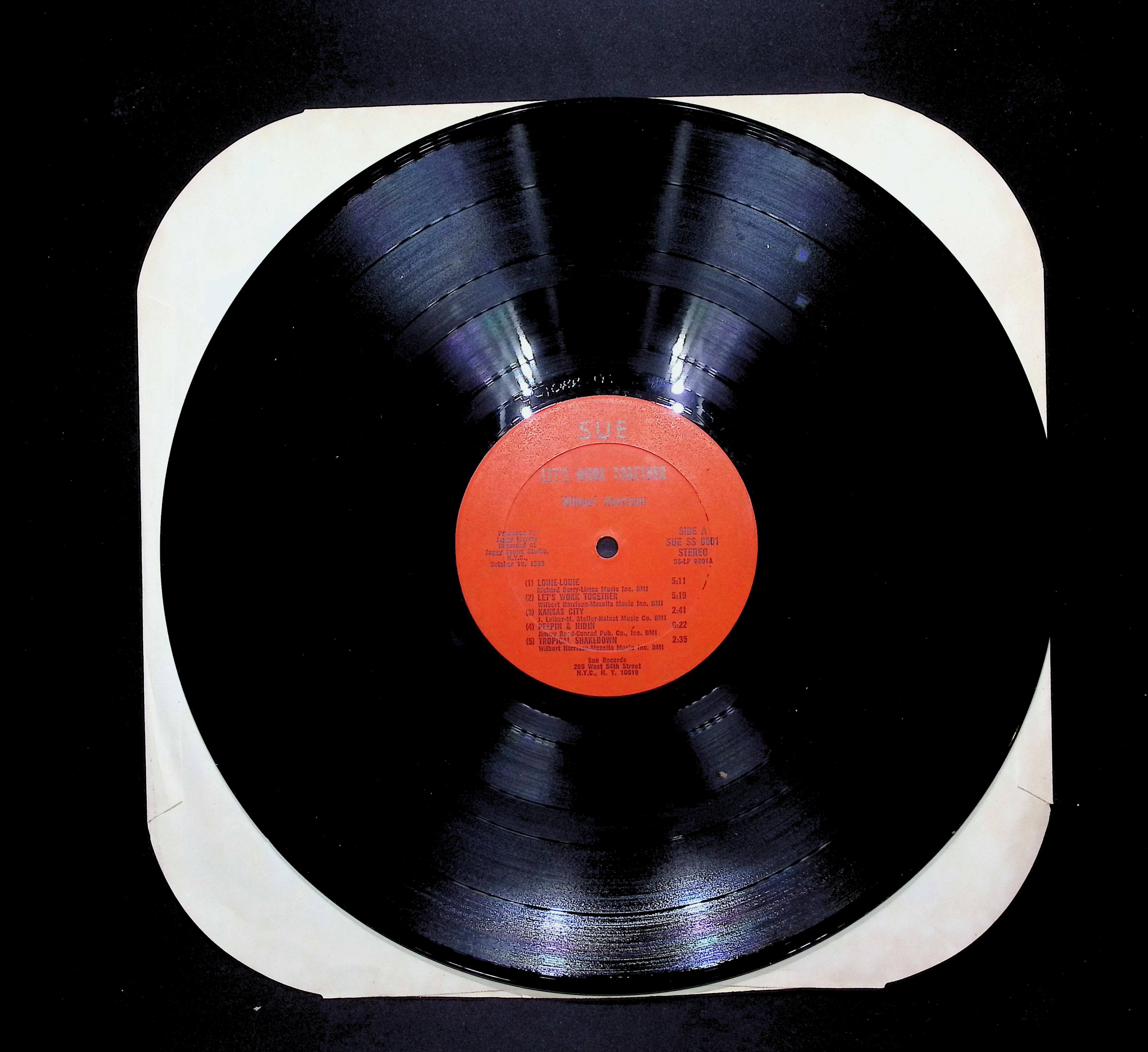 Wilbert Harrison Let's Work Together 12" LP 1969 SSLP-8801 Funk / Soul — image 5