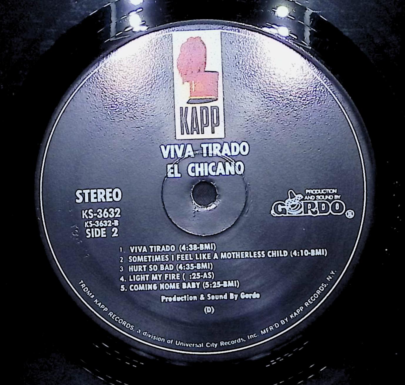 El Chicano Viva Tirado 12" LP 0 MCA Records — image 4