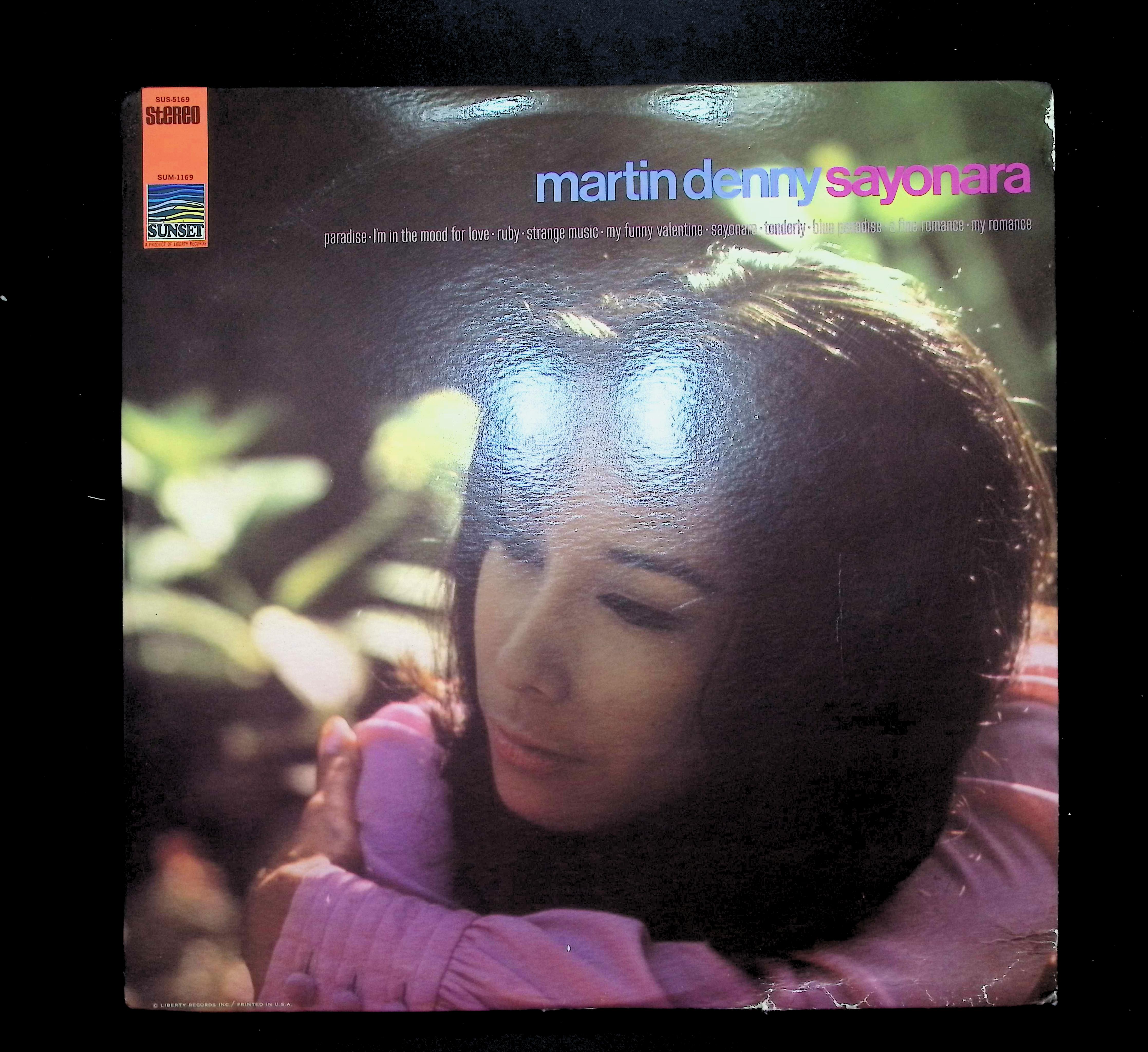 Martin Denny Sayonara 12" LP 1967 SUS-5169 Jazz