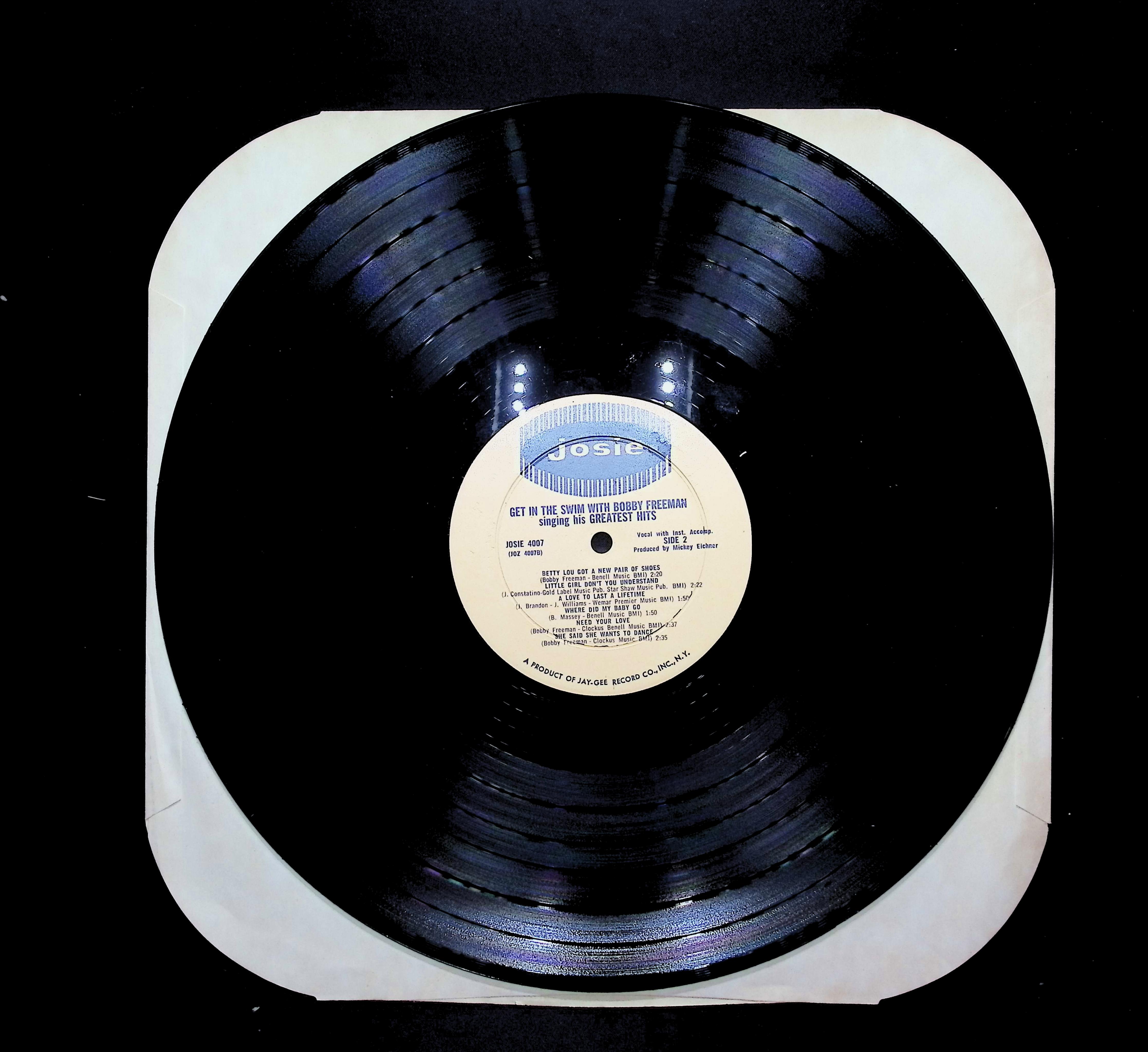 Bobby Freeman Get In The Swim 12" LP 1965 JOZ 4007 Funk / Soul — image 3