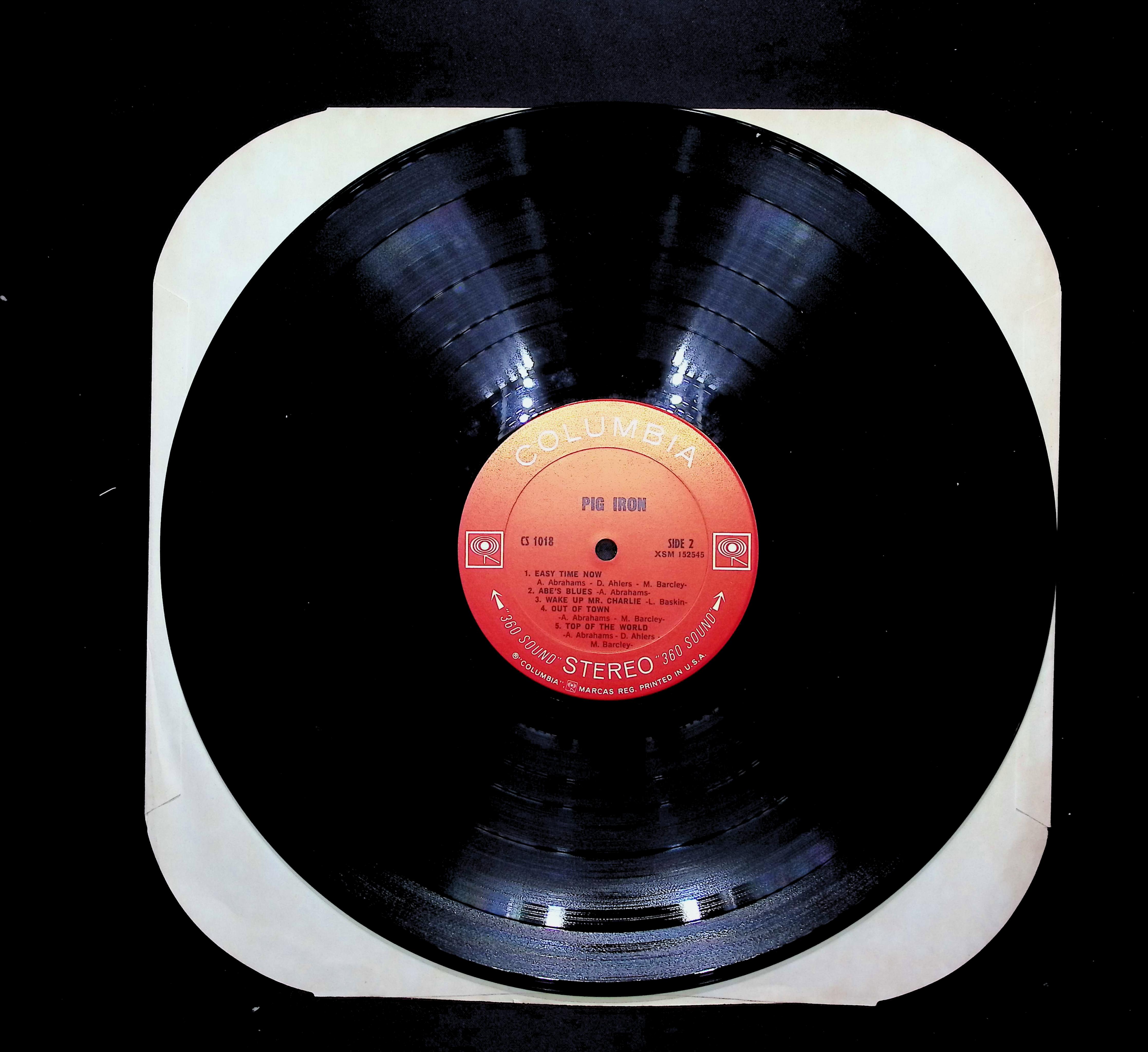 Pig Iron Pig Iron 12" LP 1970 CS 1018 Rock — image 5