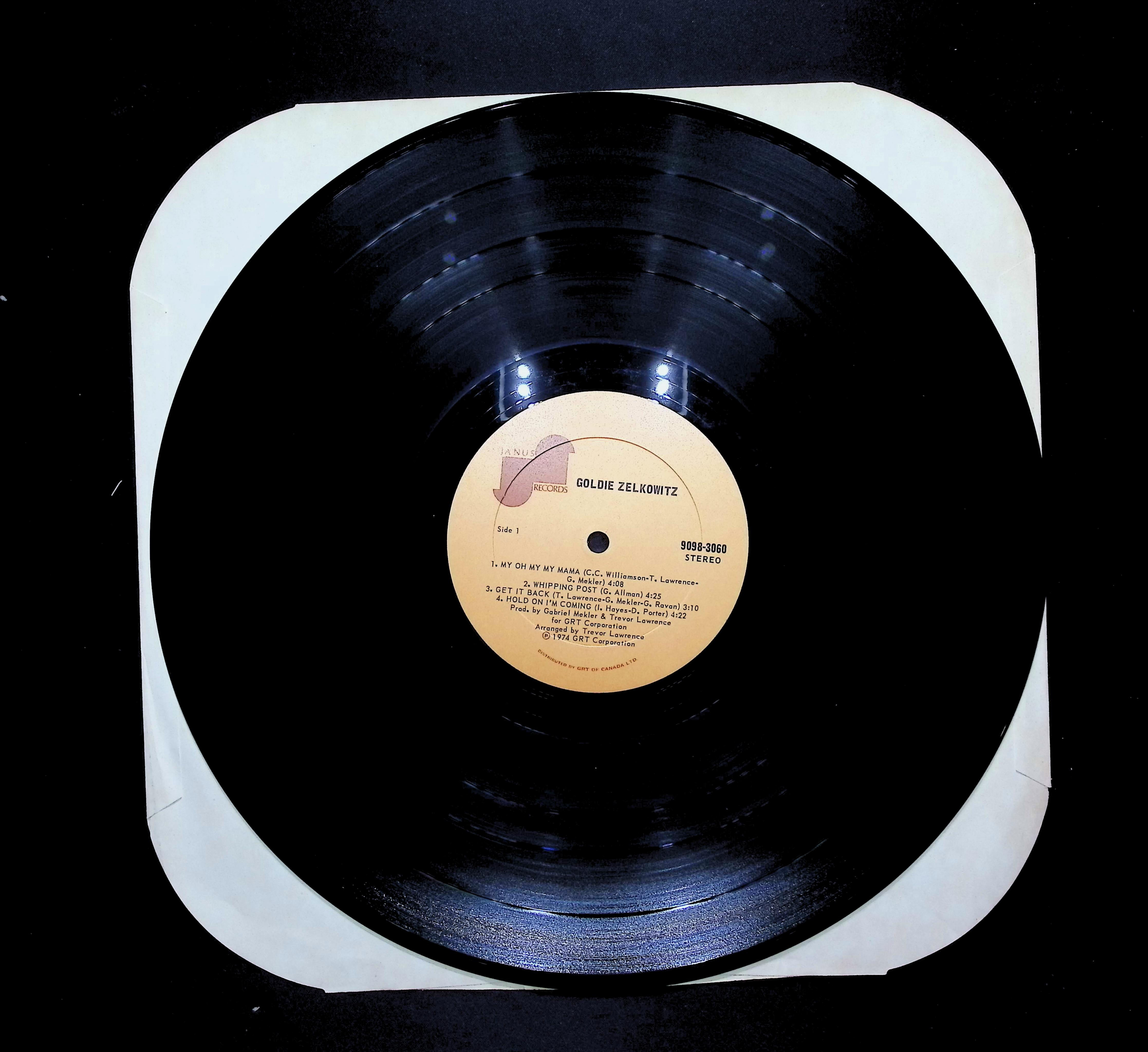 Goldie Zelkowitz Goldie Zelkowitz 12" LP 1974 9098-3060 Rock — image 3