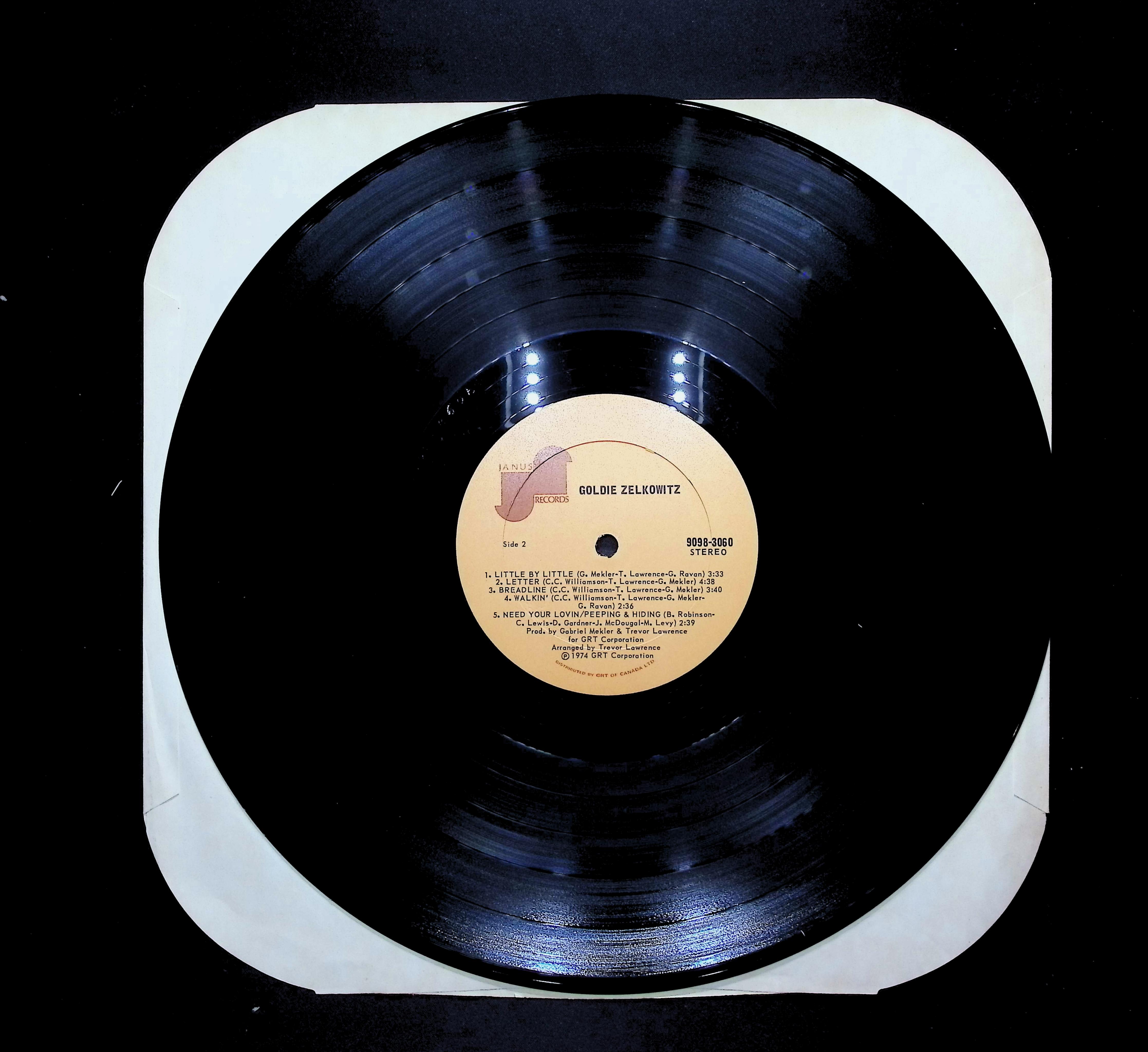 Goldie Zelkowitz Goldie Zelkowitz 12" LP 1974 9098-3060 Rock — image 5