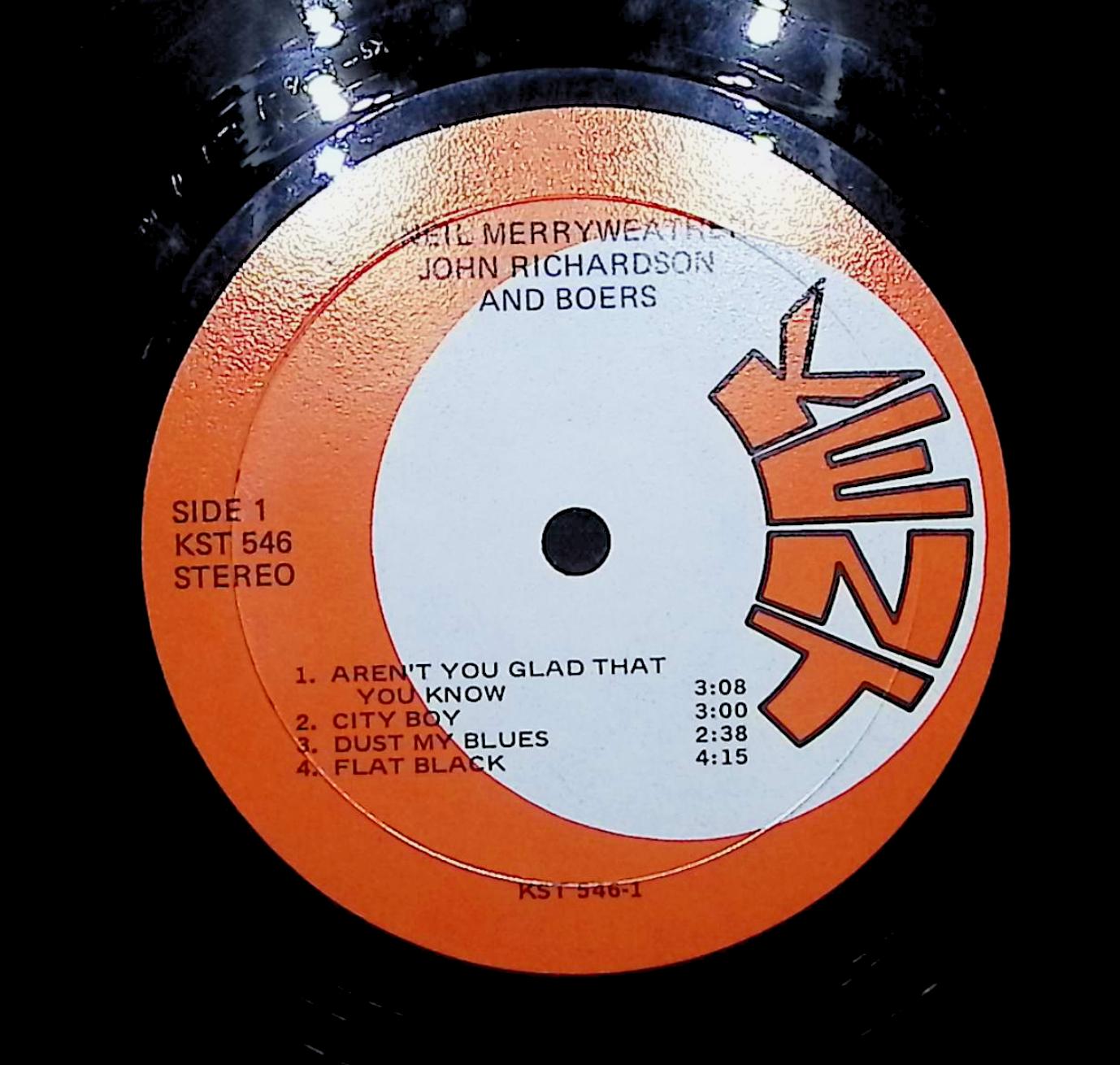 Neil Merryweather Neil Merryweather, John Richardson And Boers 12" LP 1970 KST 546 Rock — image 2