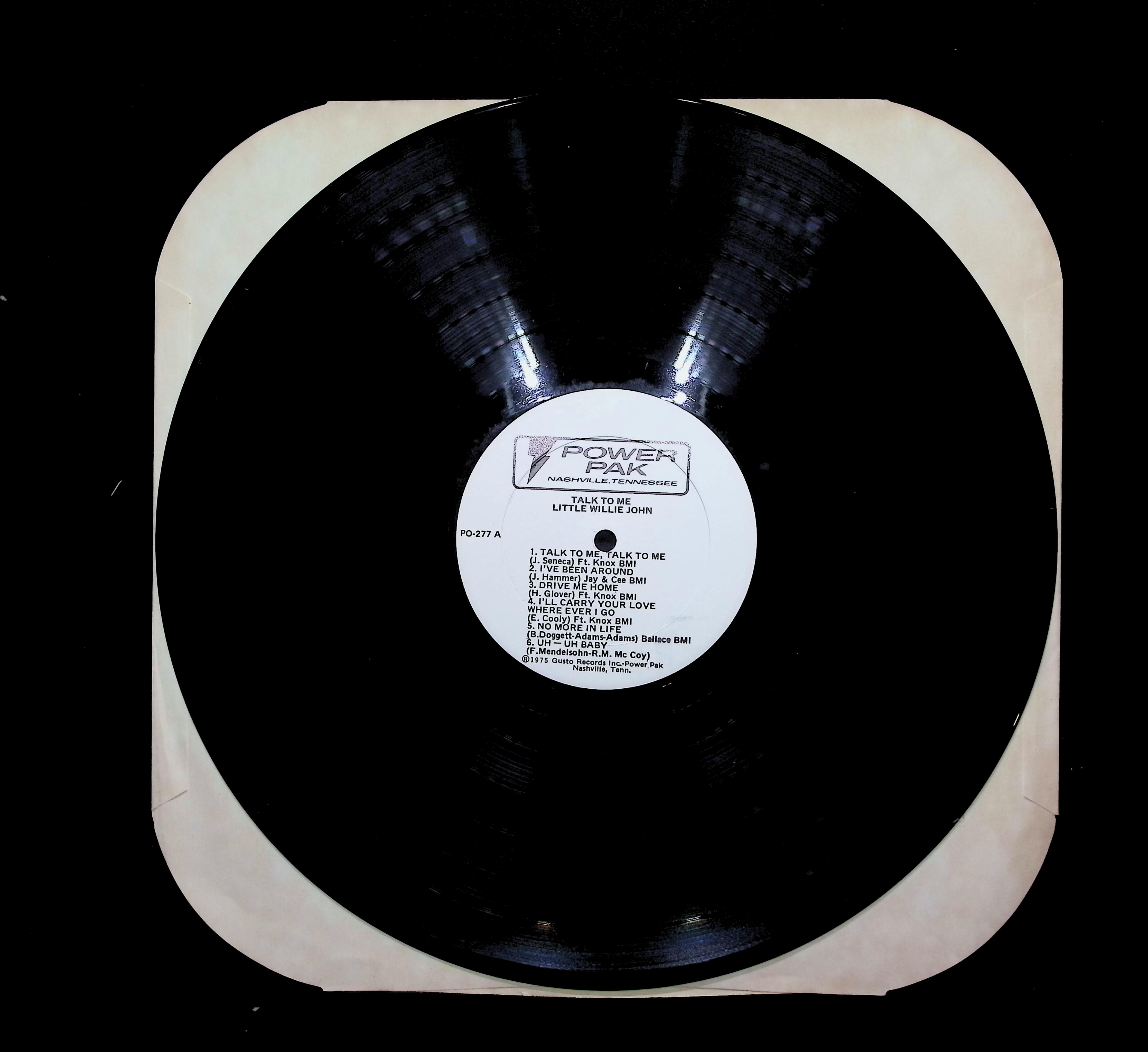 Little Willie John Talk To Me 12" LP 1975 PO-277 Blues — image 5