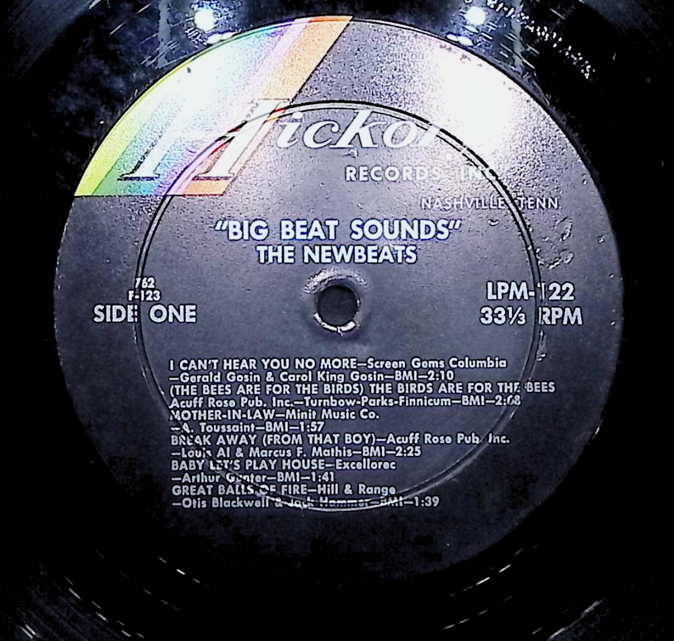 The Newbeats Big Beat Sounds By The Newbeats 12" LP 1965 LPM-122 Pop — image 2
