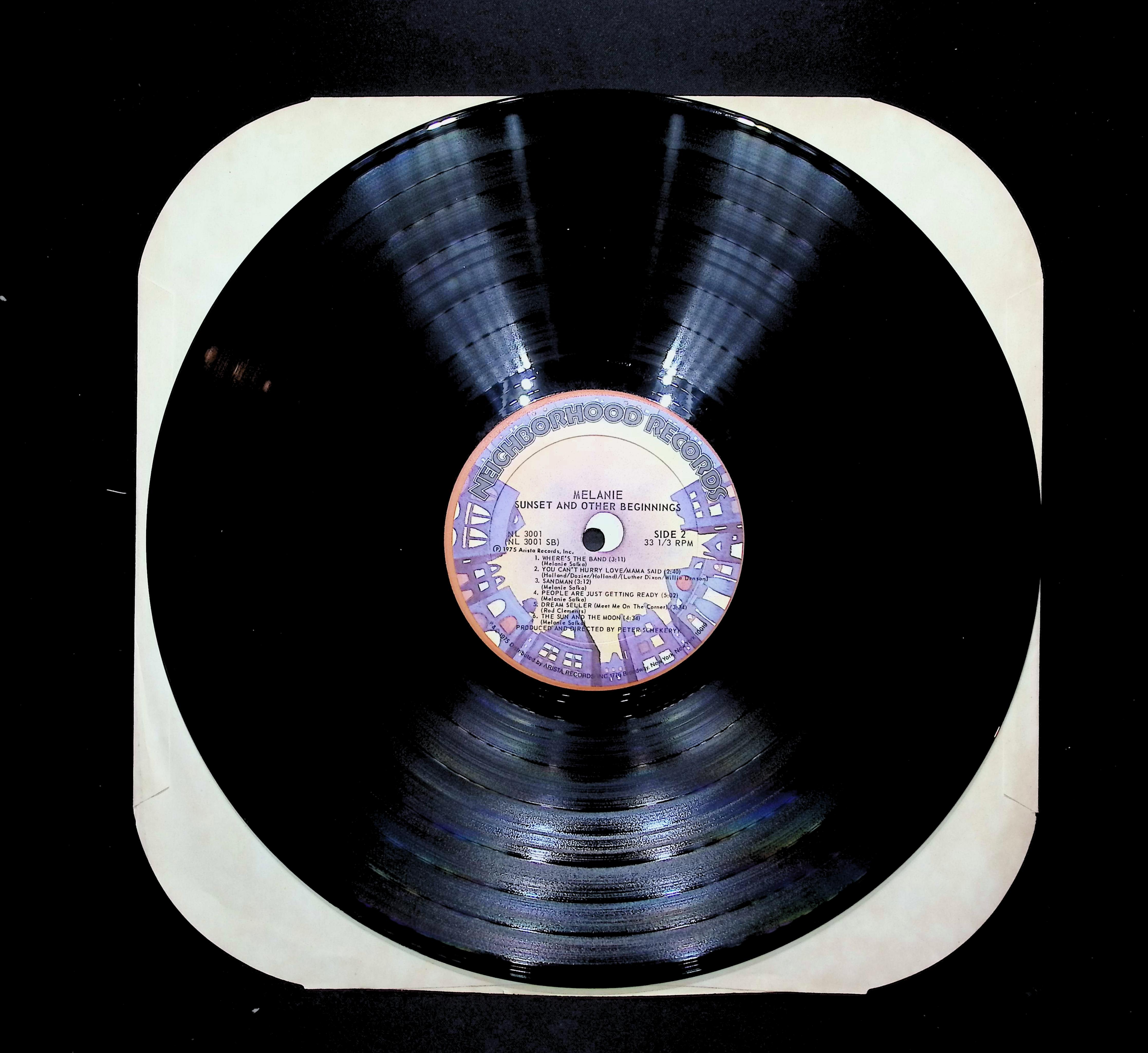 Melanie (2) Sunset And Other Beginnings 12" LP 1975 NL 3001 Rock — image 3