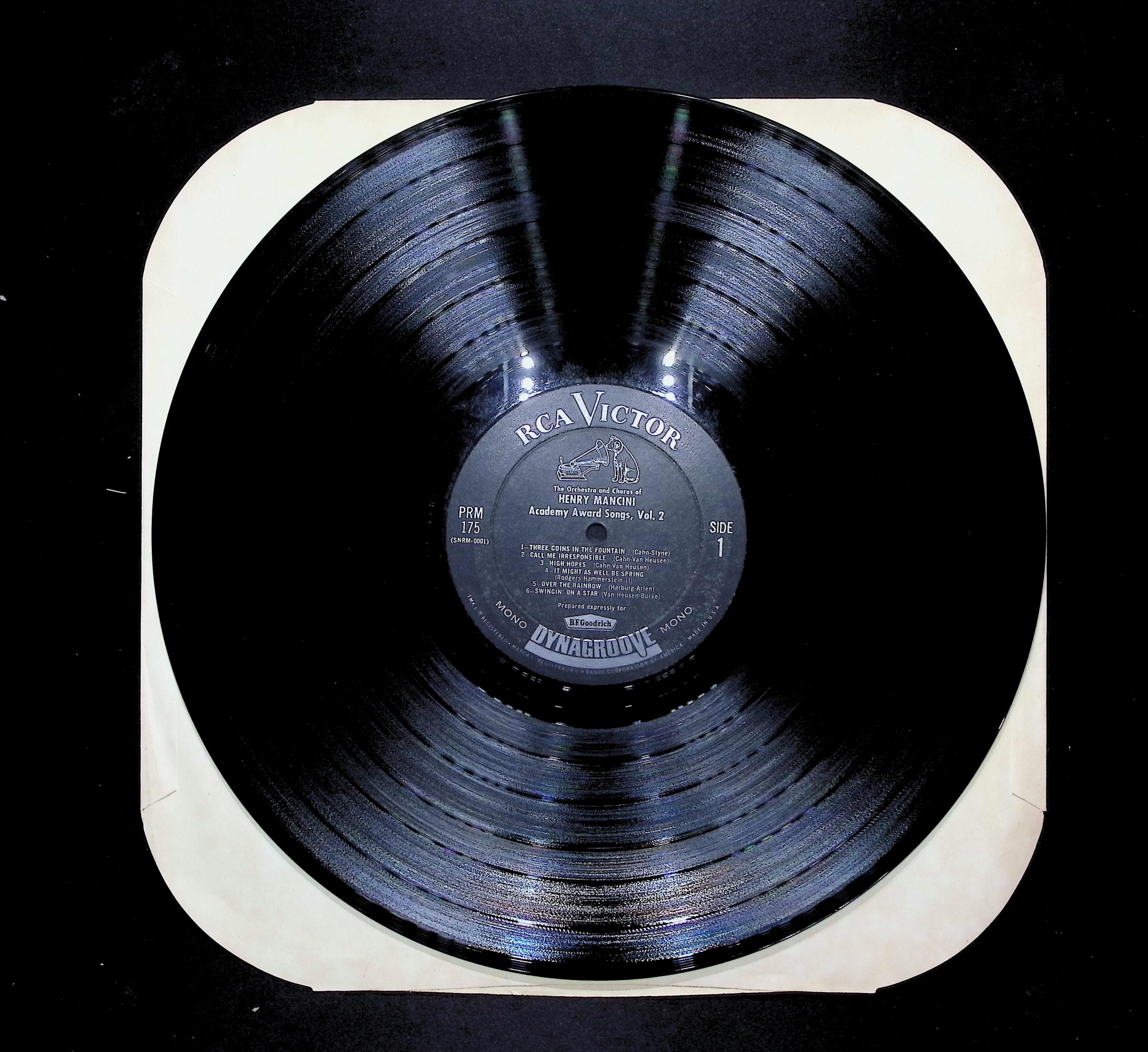 Henry Mancini 12 Great Oscar Winners Volume 2 12" LP 1965 PRM-175 Stage & Screen — image 3