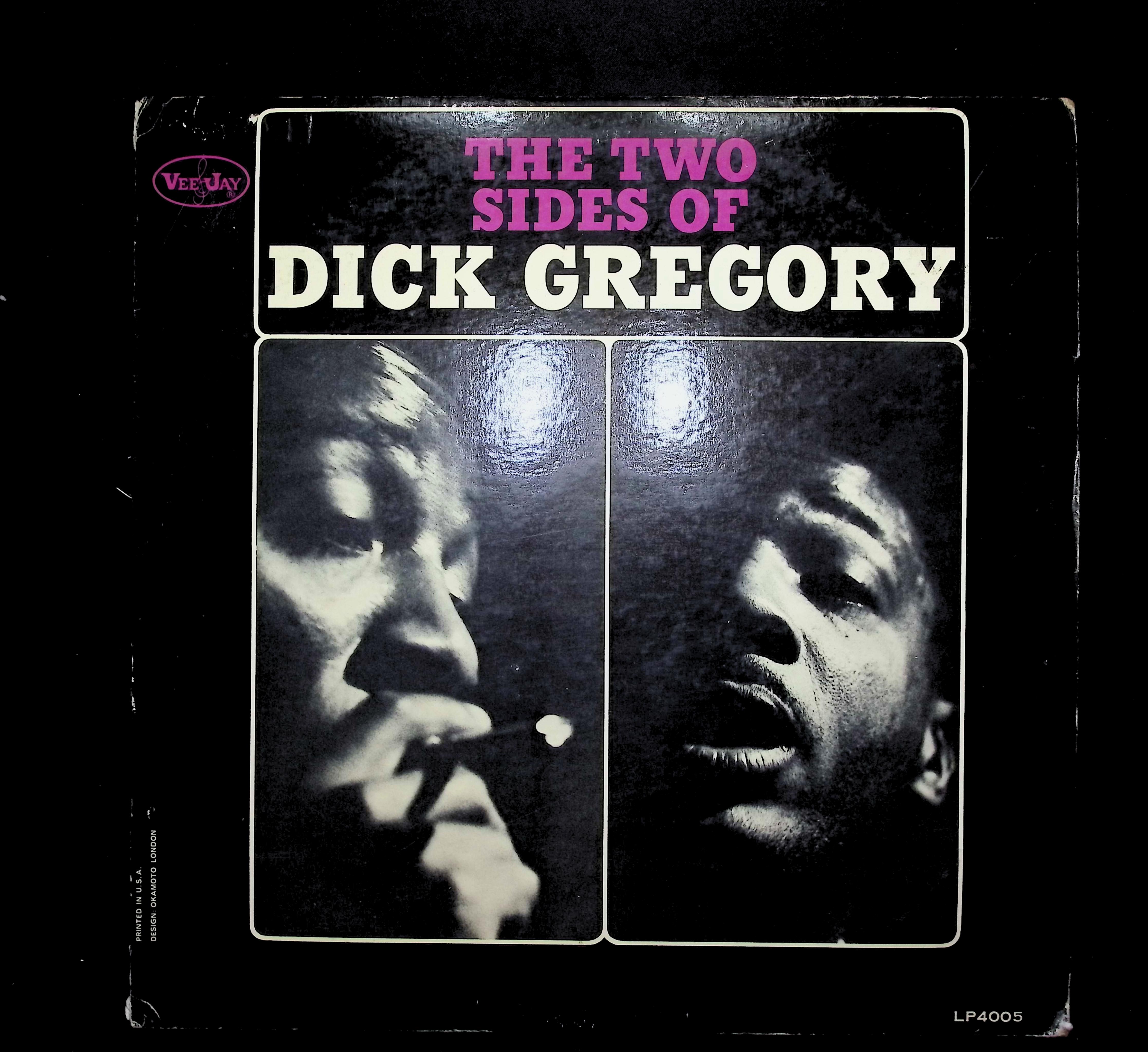 Dick Gregory The Two Sides Of Dick Gregory 12" LP 1963 VJLP 4005 Non-Music