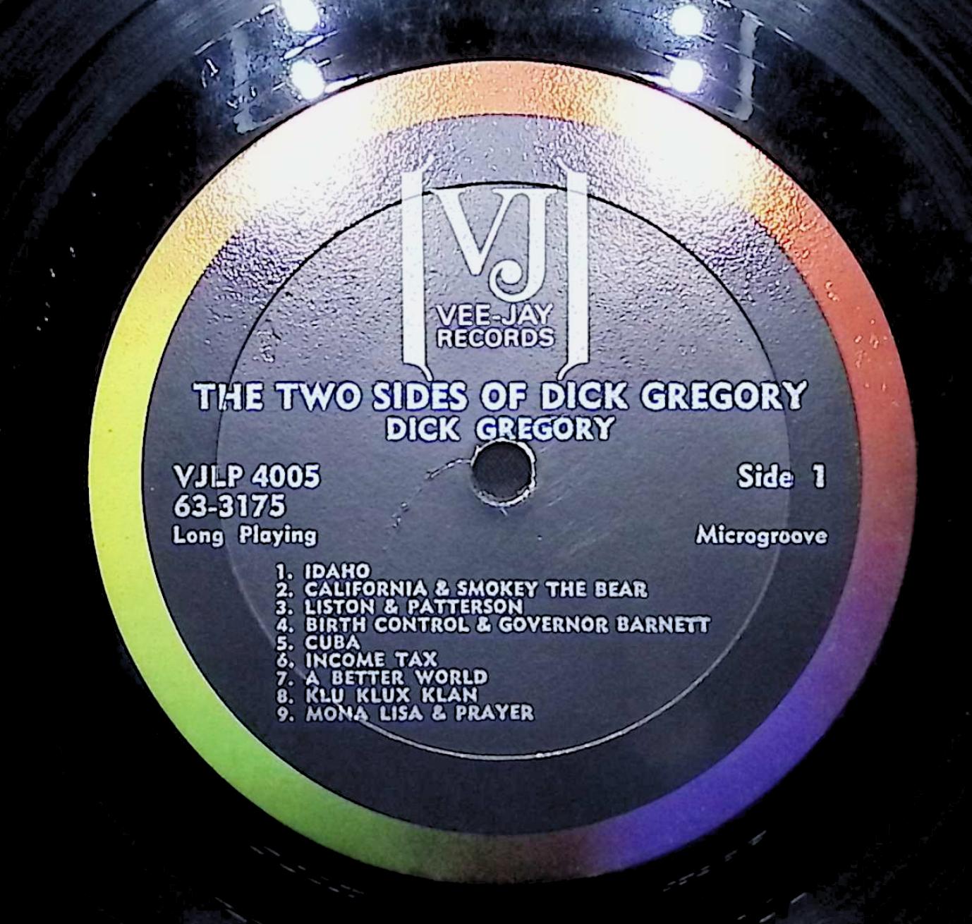 Dick Gregory The Two Sides Of Dick Gregory 12" LP 1963 VJLP 4005 Non-Music — image 4