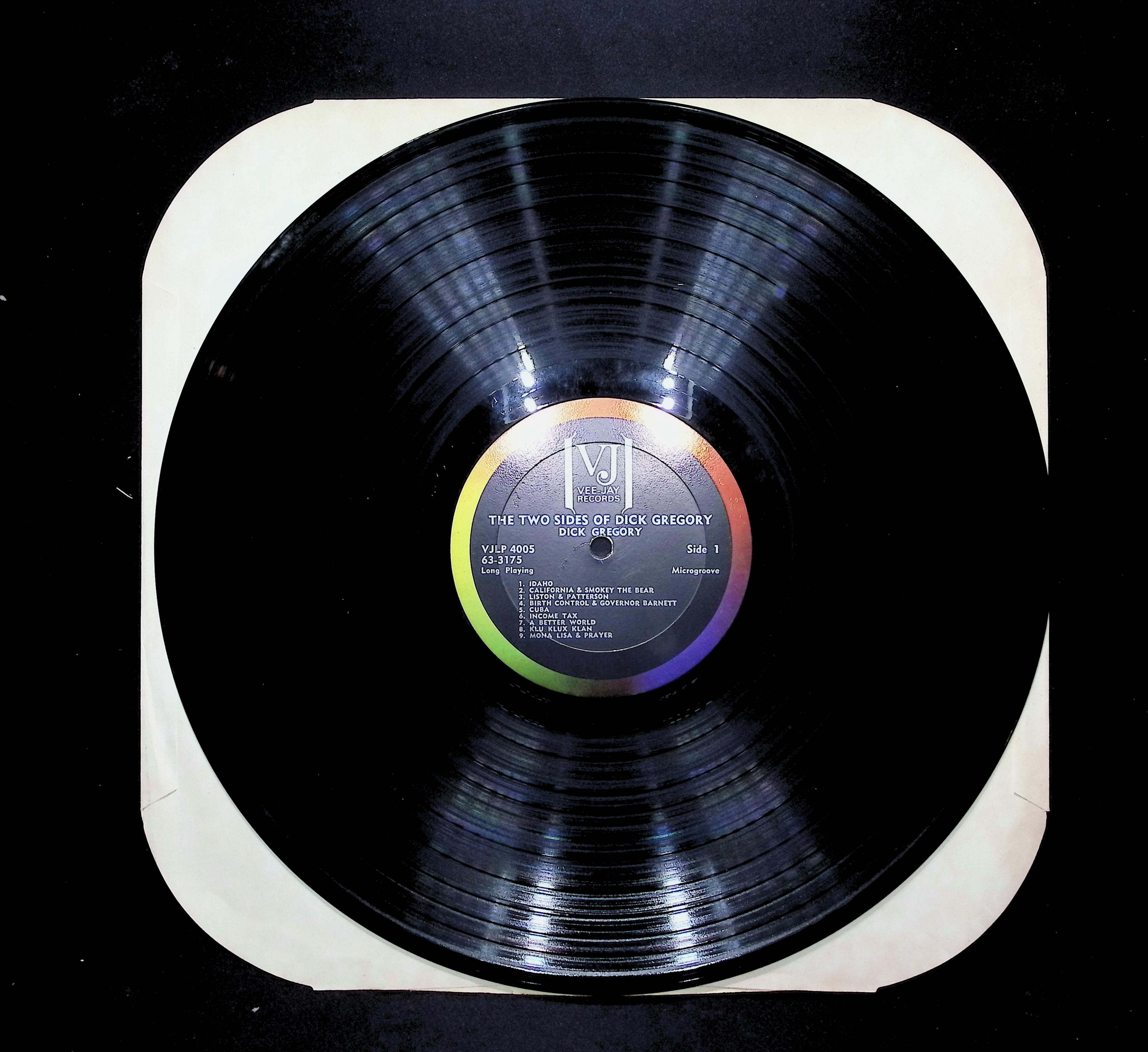 Dick Gregory The Two Sides Of Dick Gregory 12" LP 1963 VJLP 4005 Non-Music — image 5