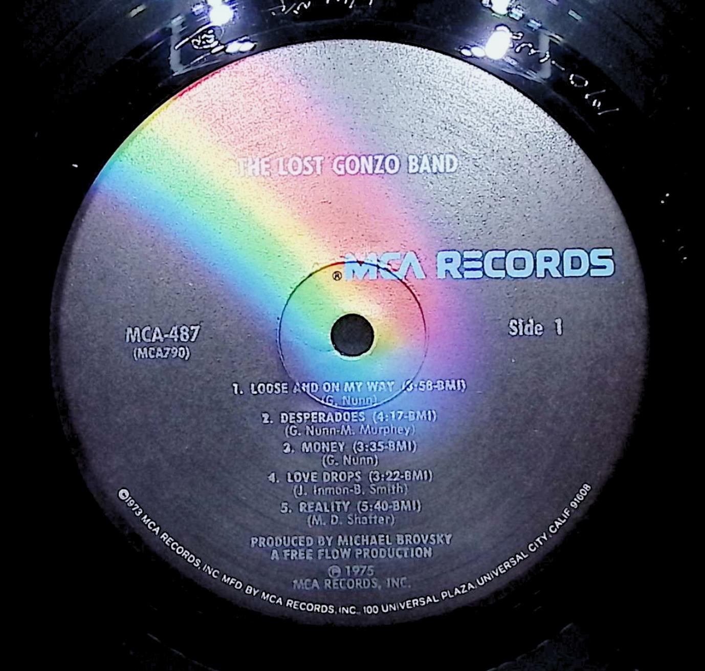 The Lost Gonzo Band The Lost Gonzo Band 12" LP 1975 MCA-487 Rock — image 4