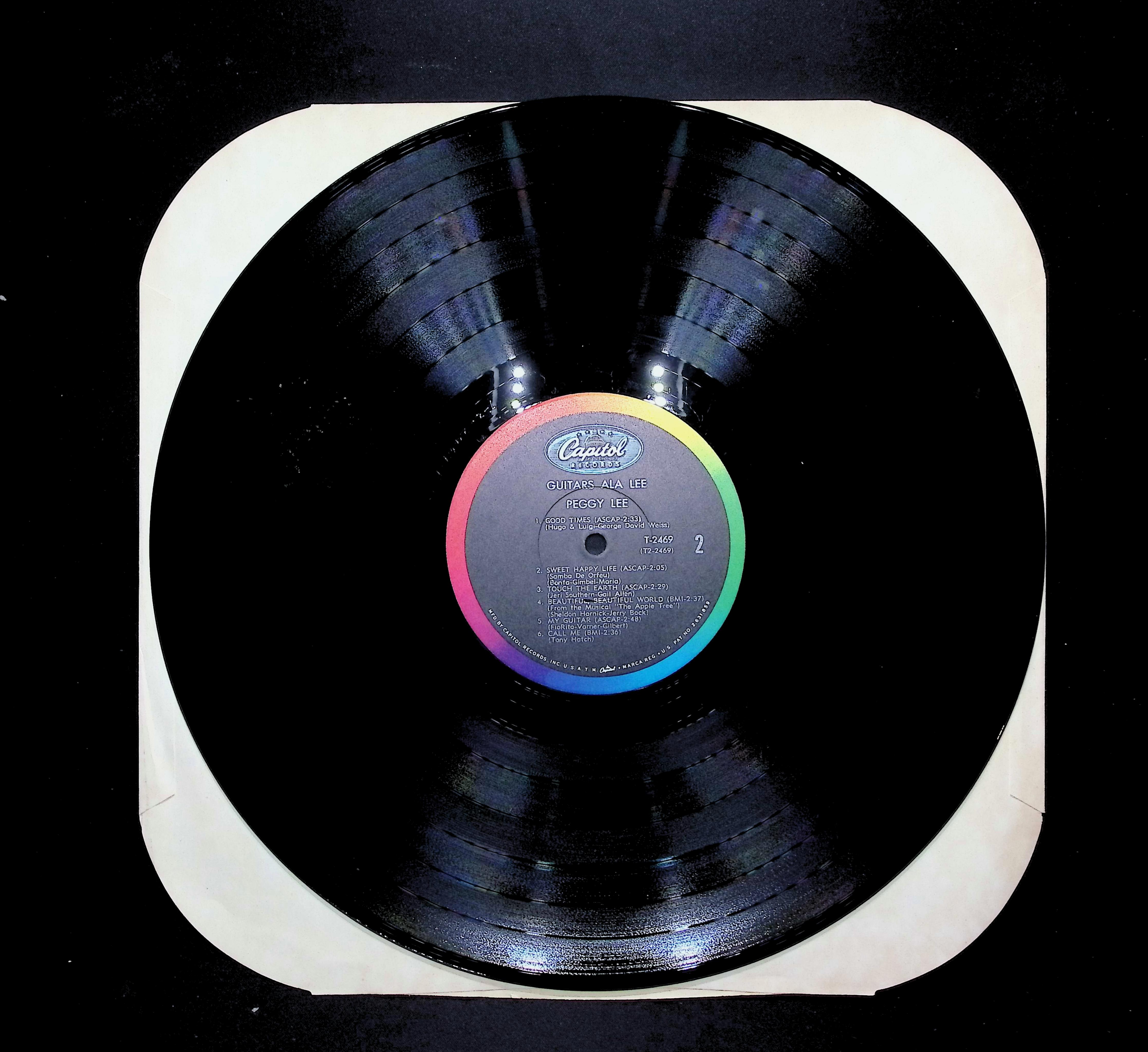 Peggy Lee Guitars A Là Lee 12" LP 1966 T 2469 Jazz — image 3