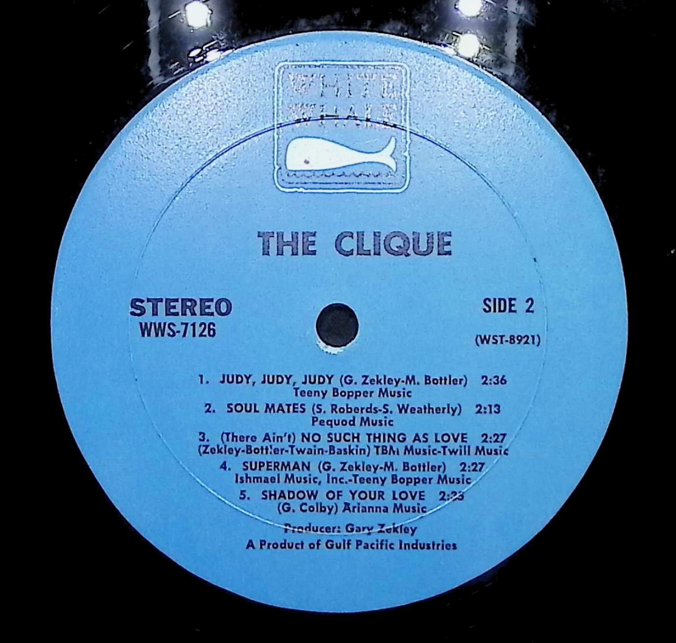The Clique The Clique 12" LP 1969 WWS-7126 Rock — image 2