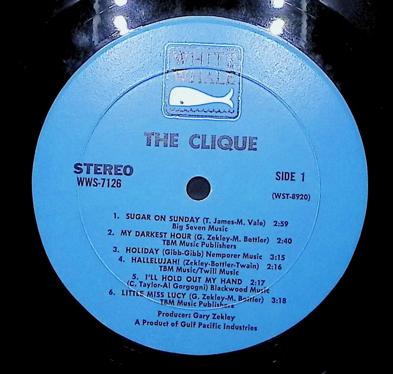 The Clique The Clique 12" LP 1969 WWS-7126 Rock — image 4