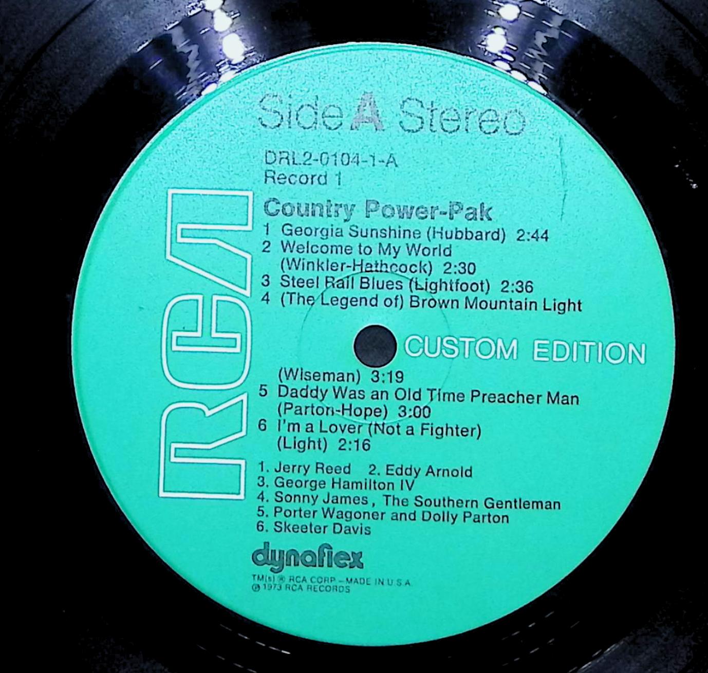 Various Country Power Pak 12" LP 1973 DRL2-0104 Folk, World, & Country — image 4
