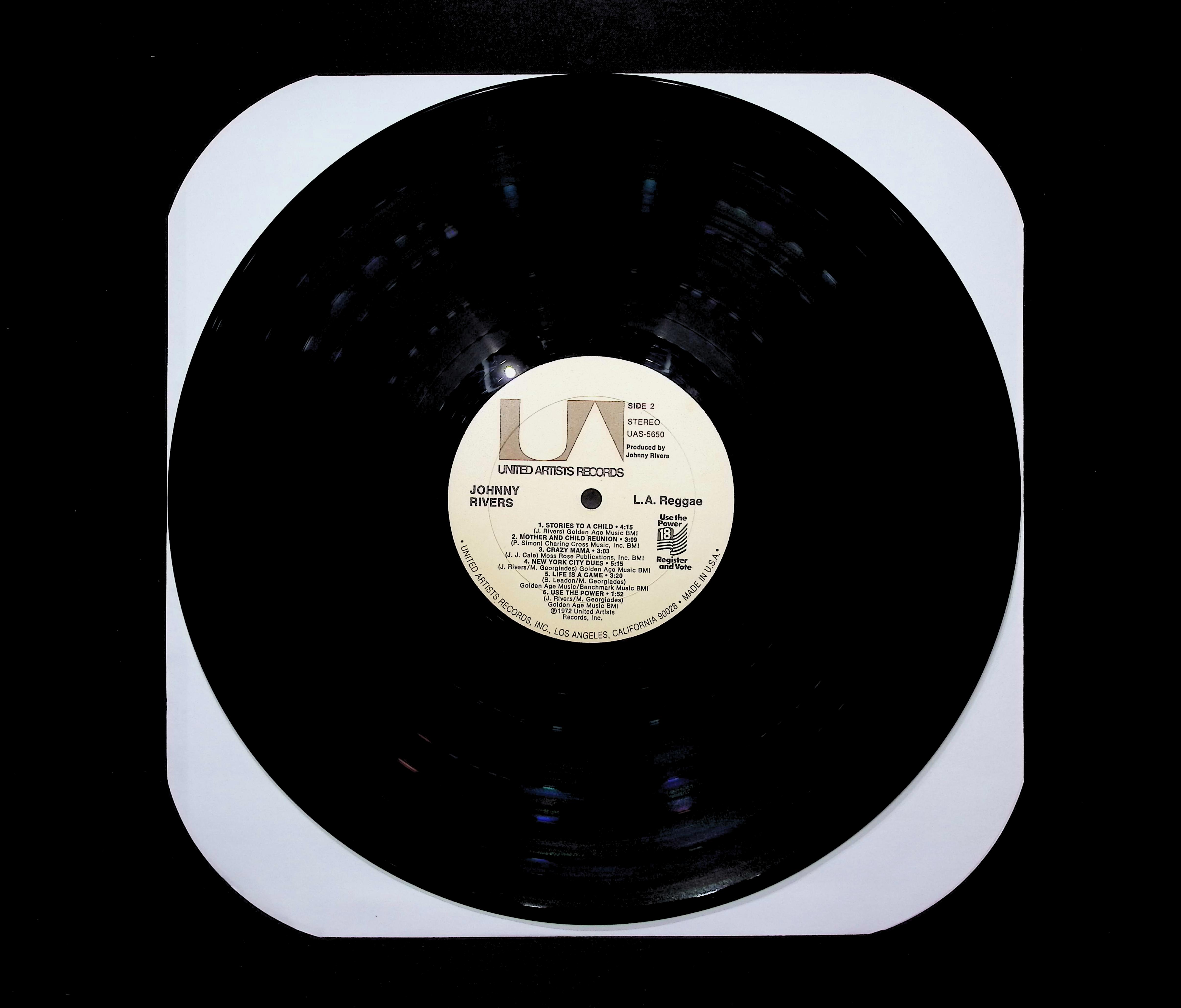 Johnny Rivers L.A. Reggae 1972 LP Rock Side 1 & 2