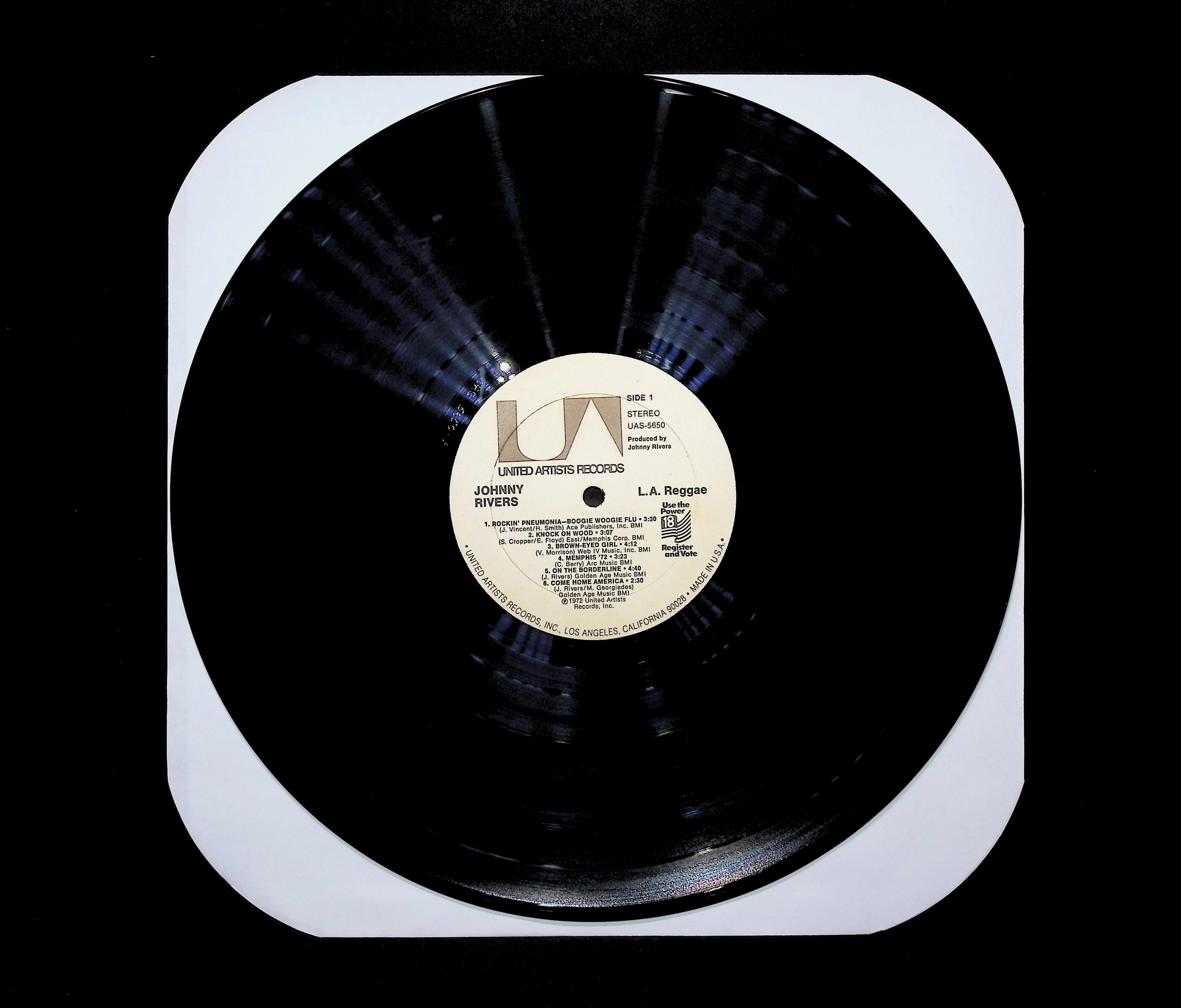 Johnny Rivers L.A. Reggae 1972 LP Rock Side 1 & 2  — image 3