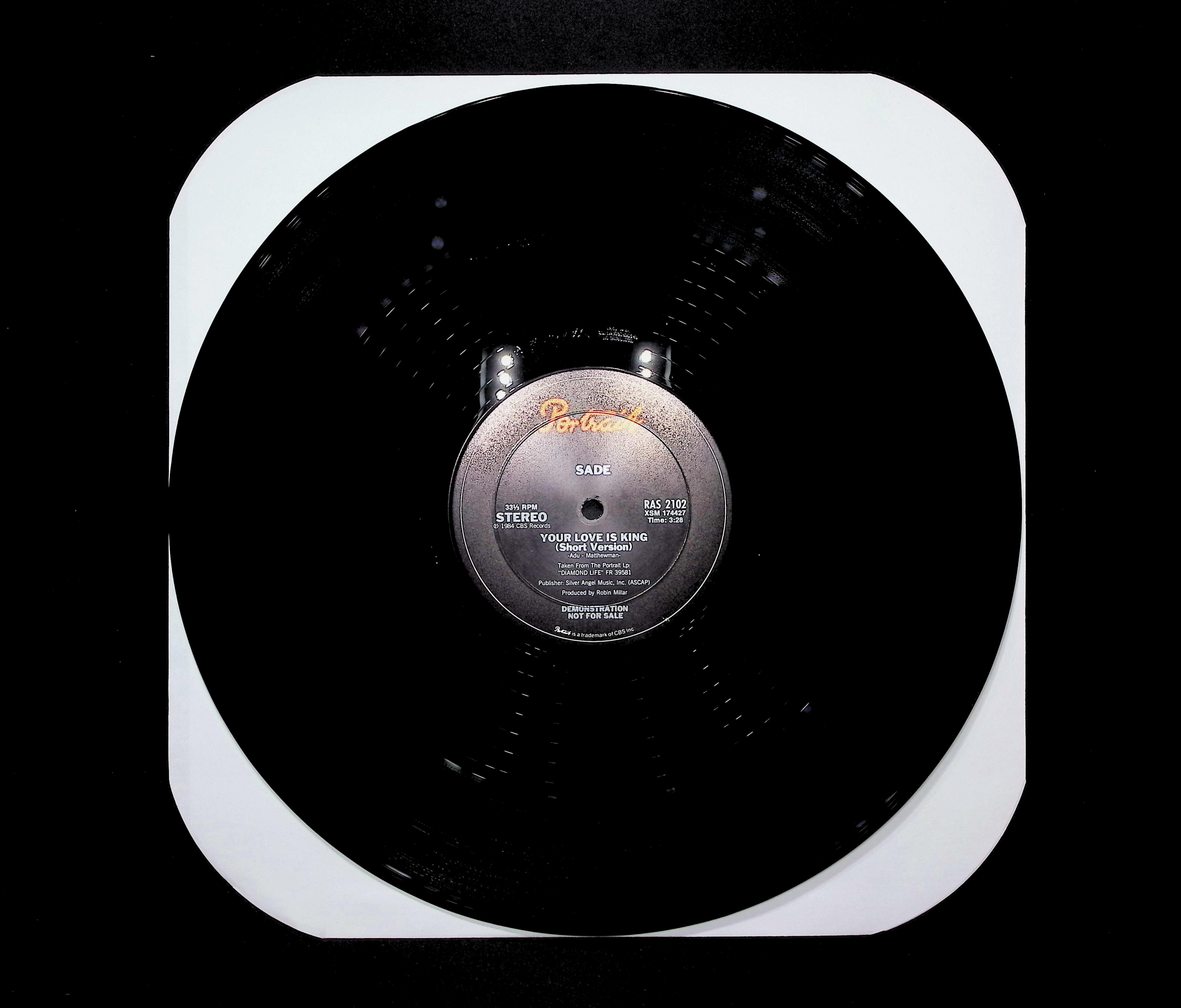 Sade Your Love Is King 1984 LP Jazz Side A & B