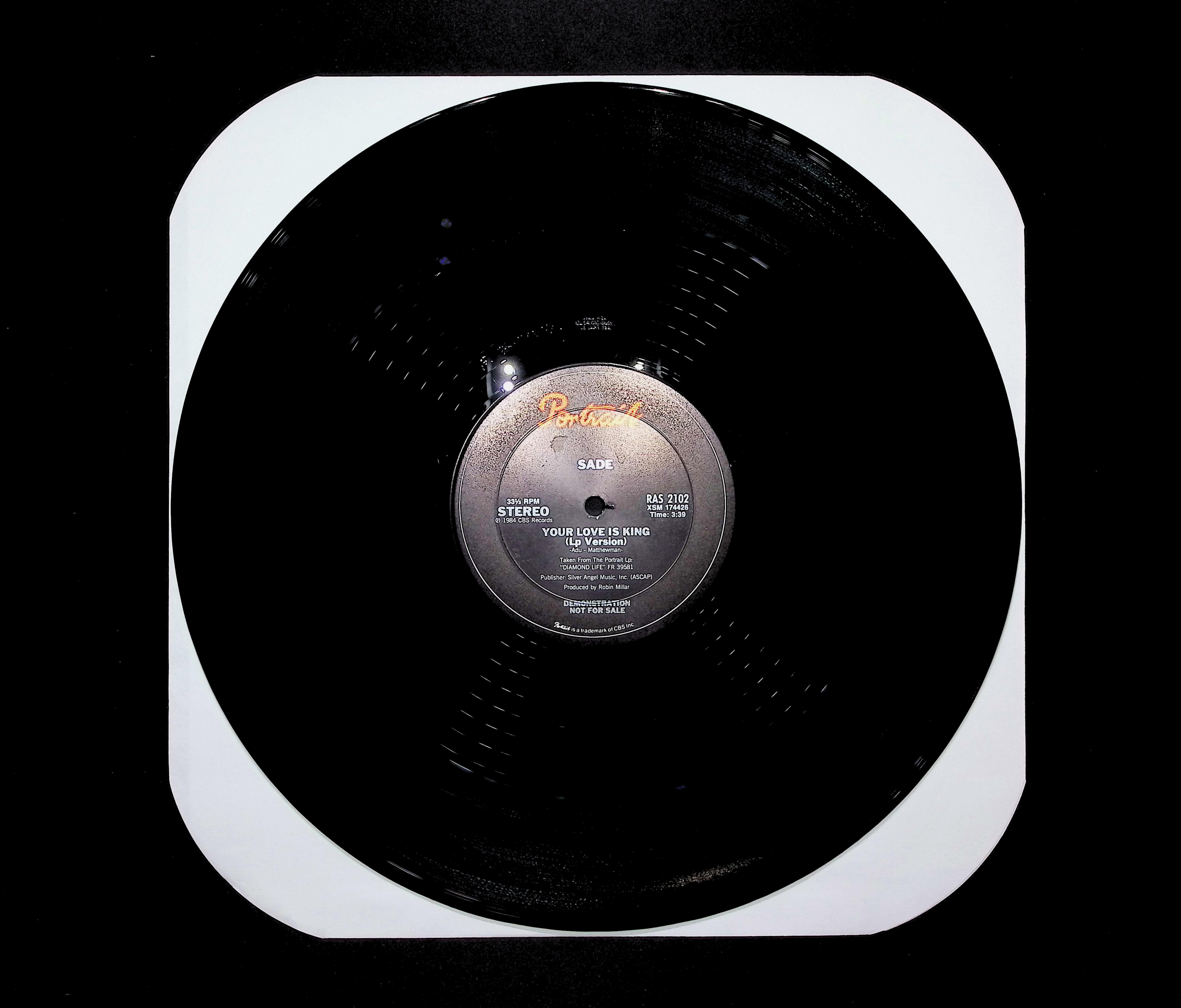Sade Your Love Is King 1984 LP Jazz Side A & B  — image 3