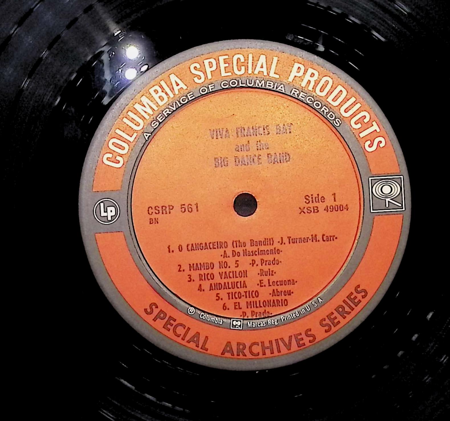 Francis Bay Et Son Orchestre Viva  LP Jazz Side 1 & 2  — image 4