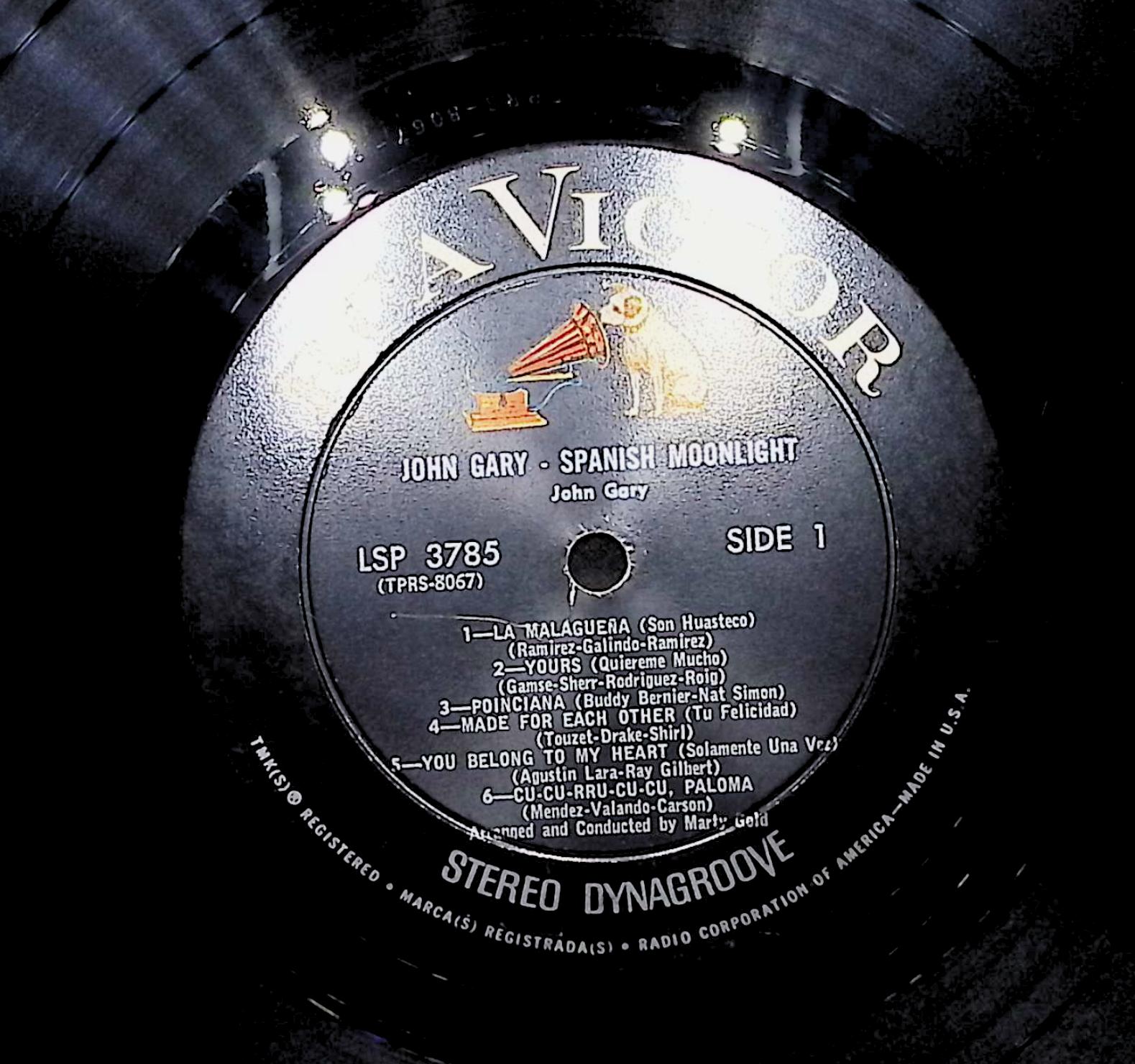 John Gary Spanish Moonlight 1967 LP Jazz Side 1 & 2 — image 2