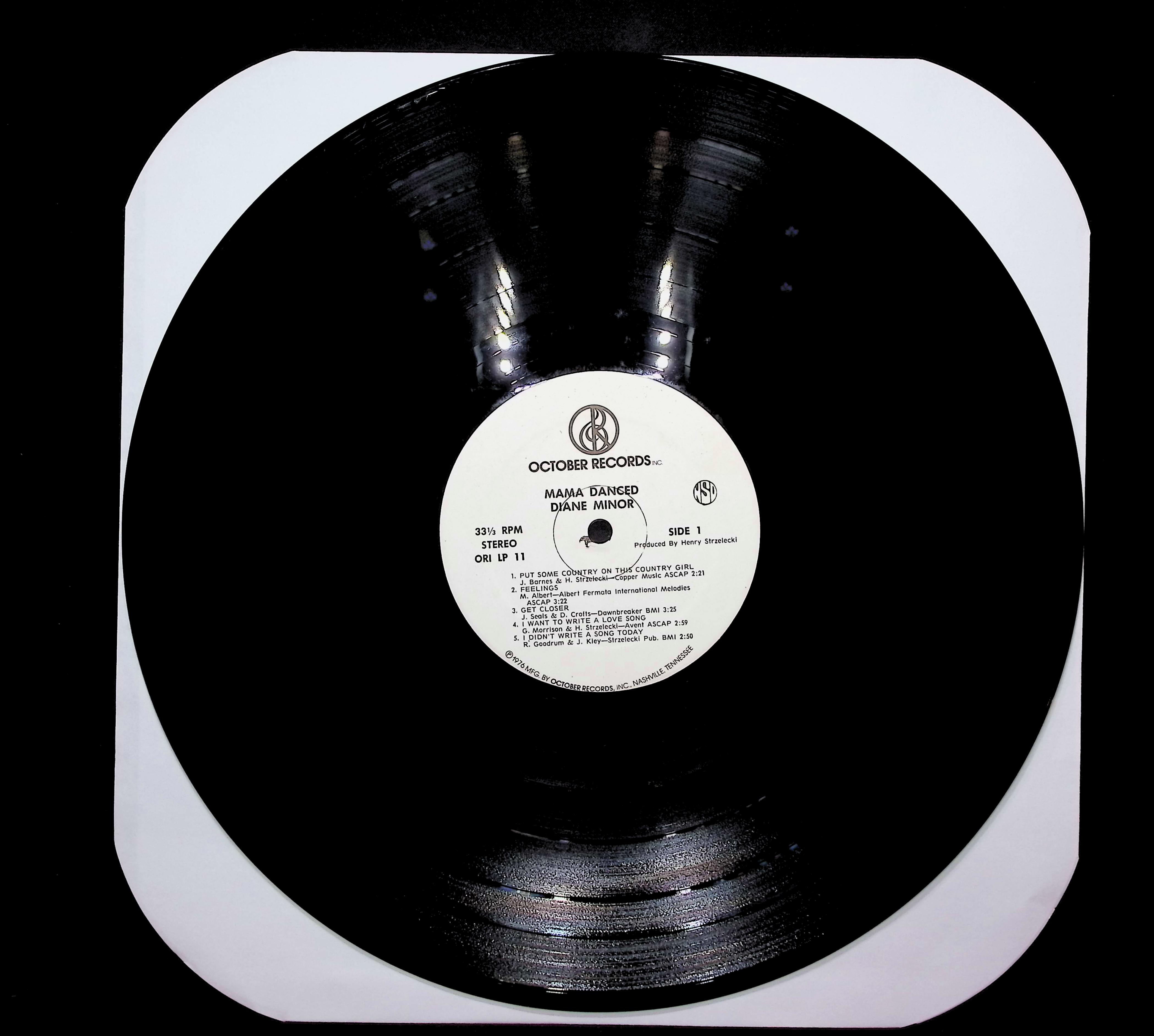 Diane Minor Mama Danced 1976 LP Folk, World, & Country Side 1 & 2