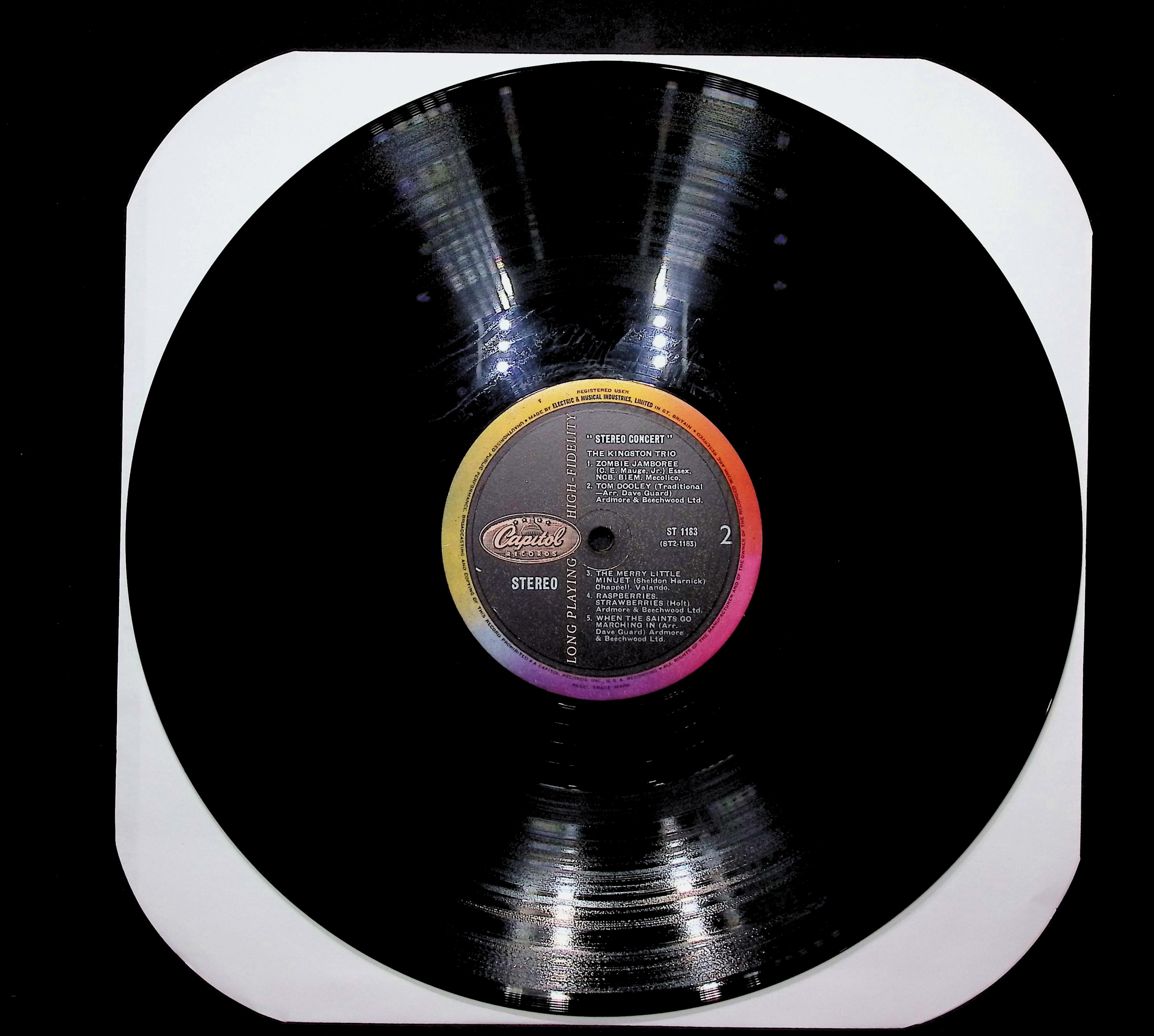 Kingston Trio Stereo Concert 1959 LP Pop Sides 1 & 2