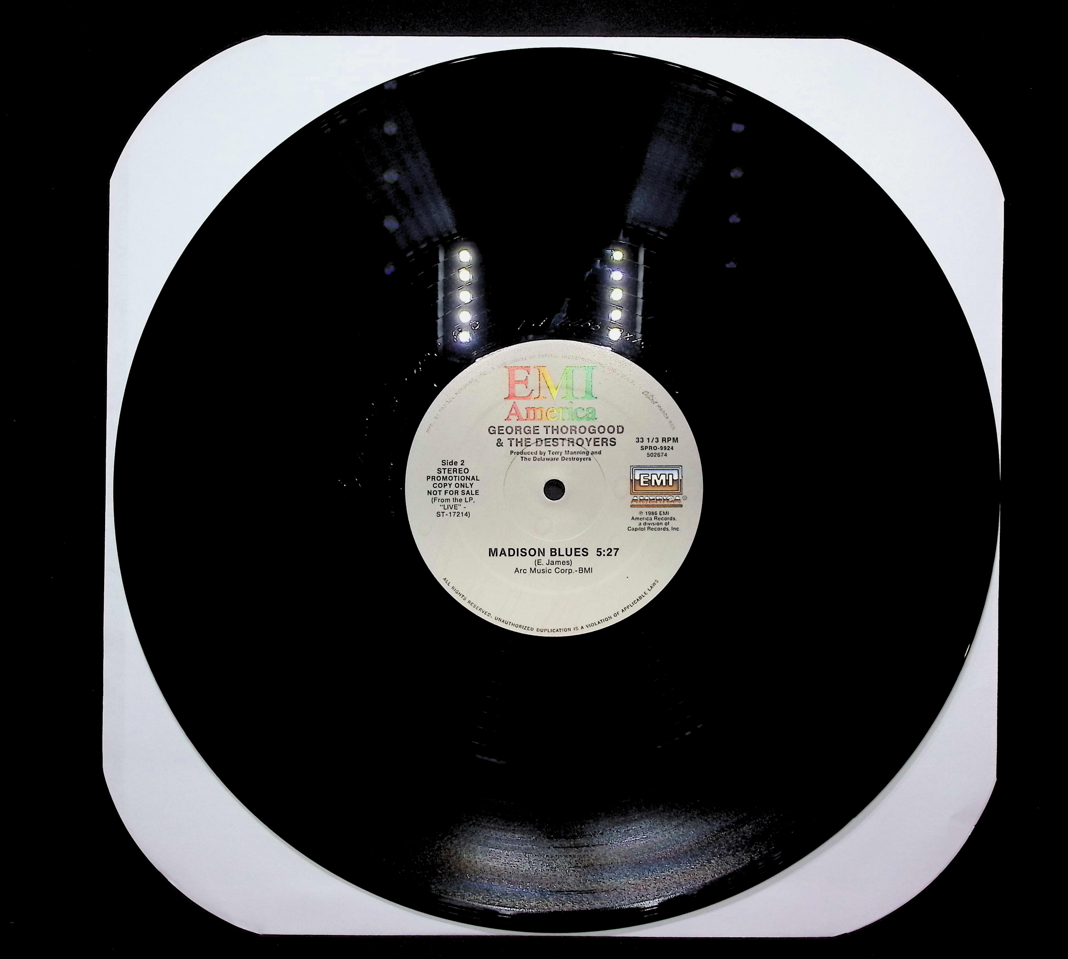 George Thorogood & The Destroyers Madison Blues 1986 LP Rock Side 1 & 2