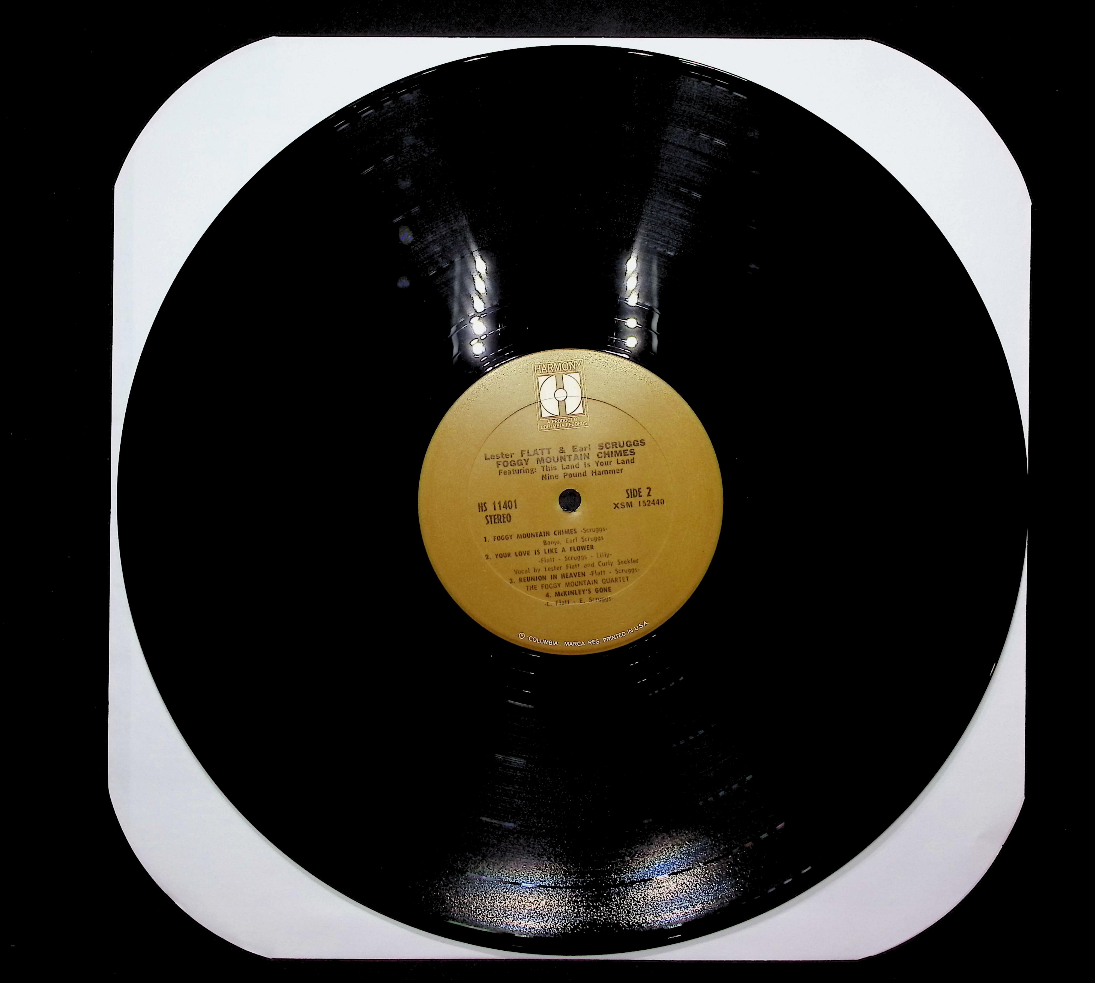 Flatt & Scruggs Foggy Mountain Chimes 1970 LP Folk, World, & Country Side 1 & 2 — image 3