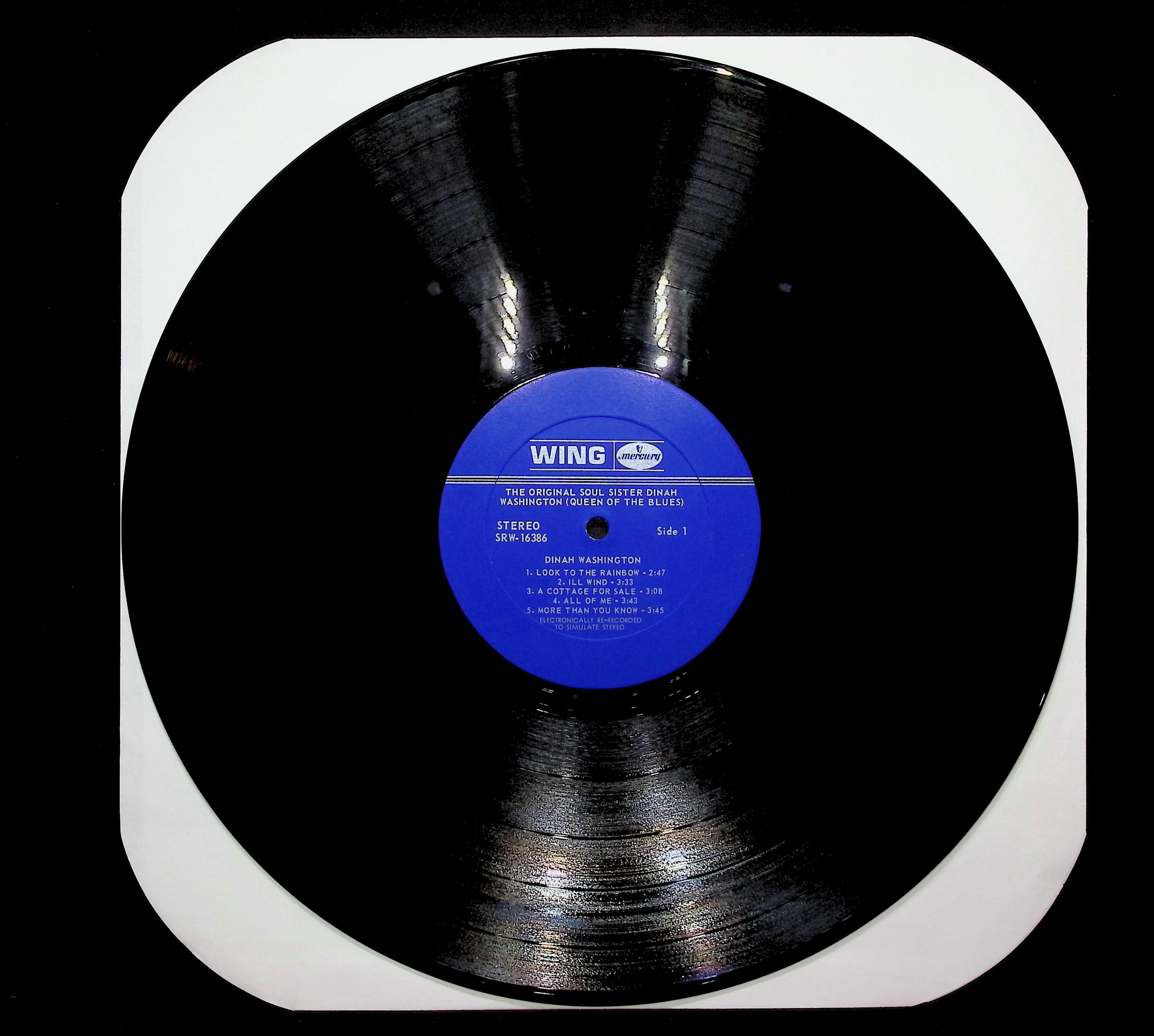 Dinah Washington The Original Soul Sister - Queen Of The Blues 1969 LP Jazz  — image 3