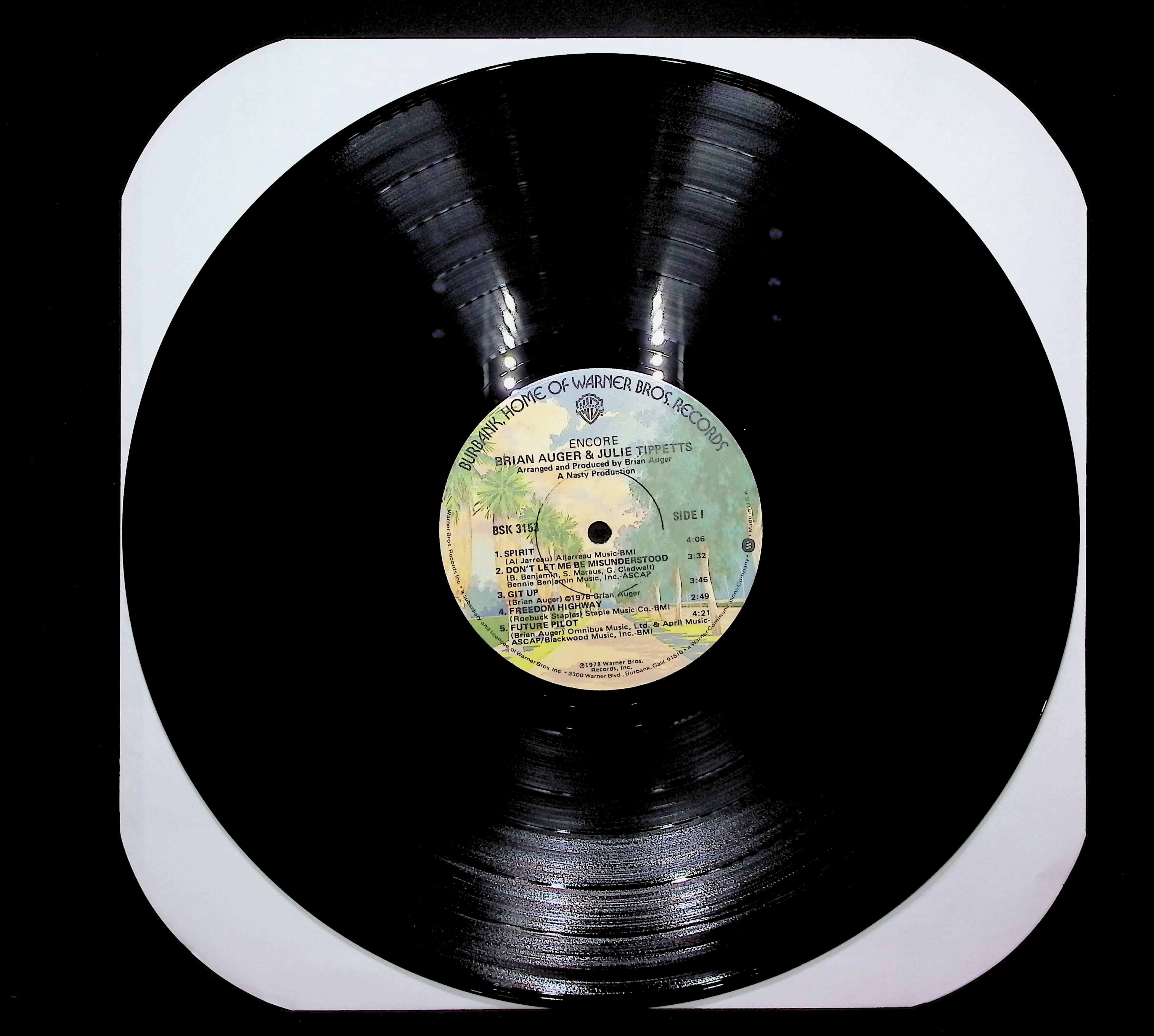 Brian Auger & Julie Tippetts Encore 1978 LP Rock Side I & II  — image 3