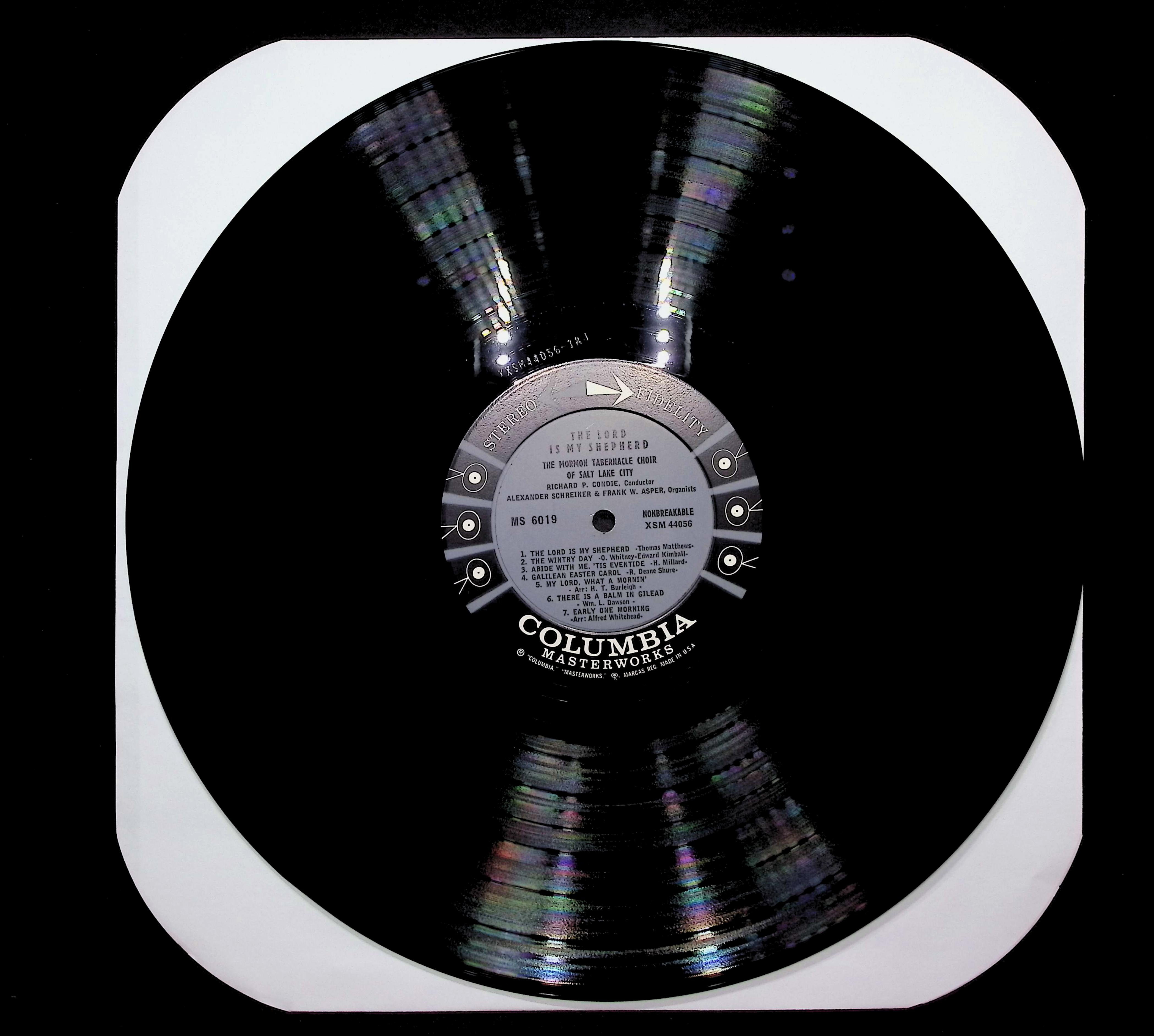 Mormon Tabernacle Choir The Lord Is My Shepherd LP Classical Side A & B