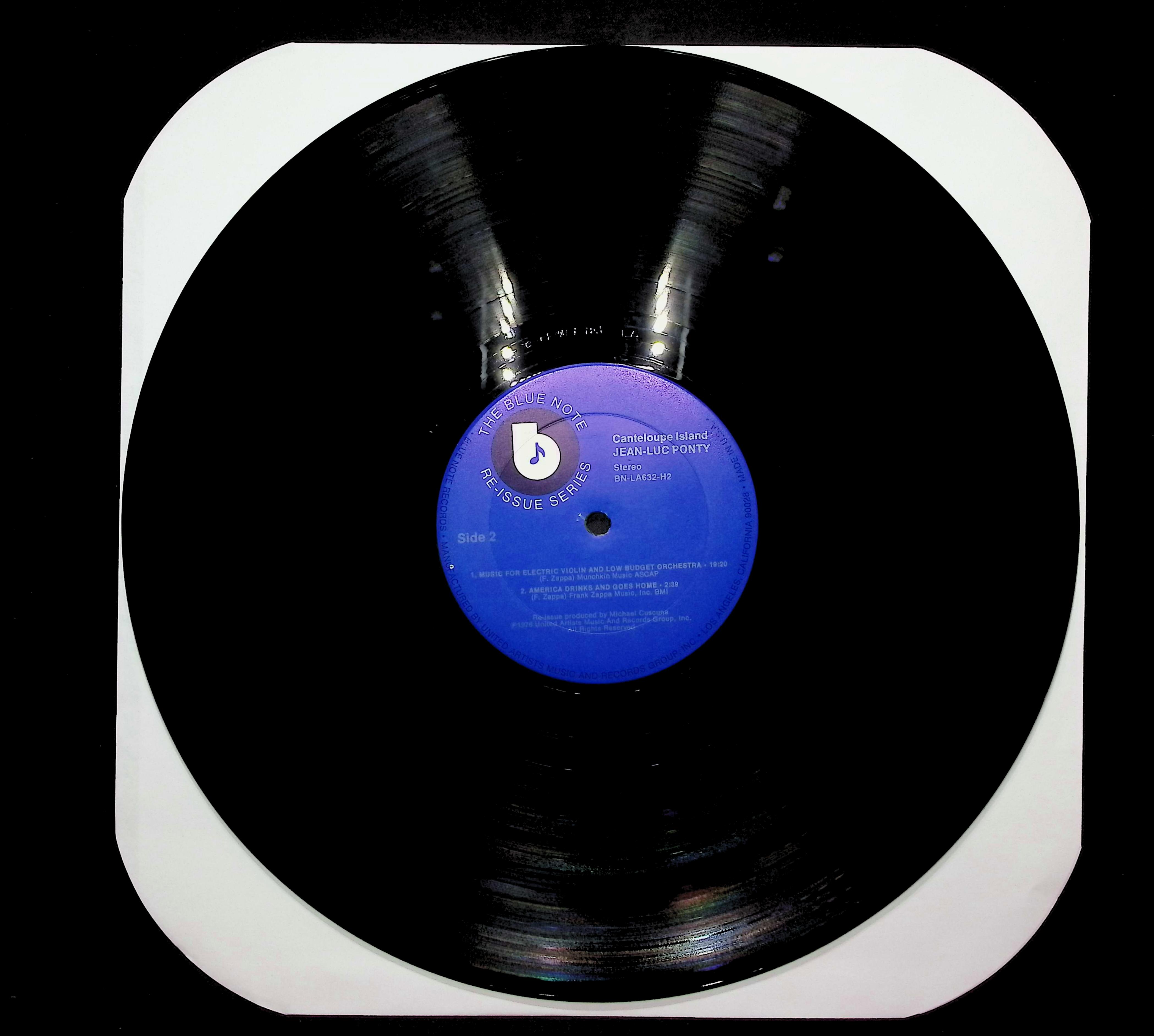 Jean-Luc Ponty Canteloupe Island 1976 LP Jazz Side 1 & 2  — image 3